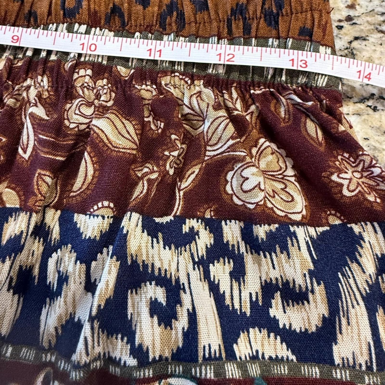 Other Byer California patchwork multi print blue brown shorts SZ M Size 32" / US 10 / IT 46 - 6 Thumbnail