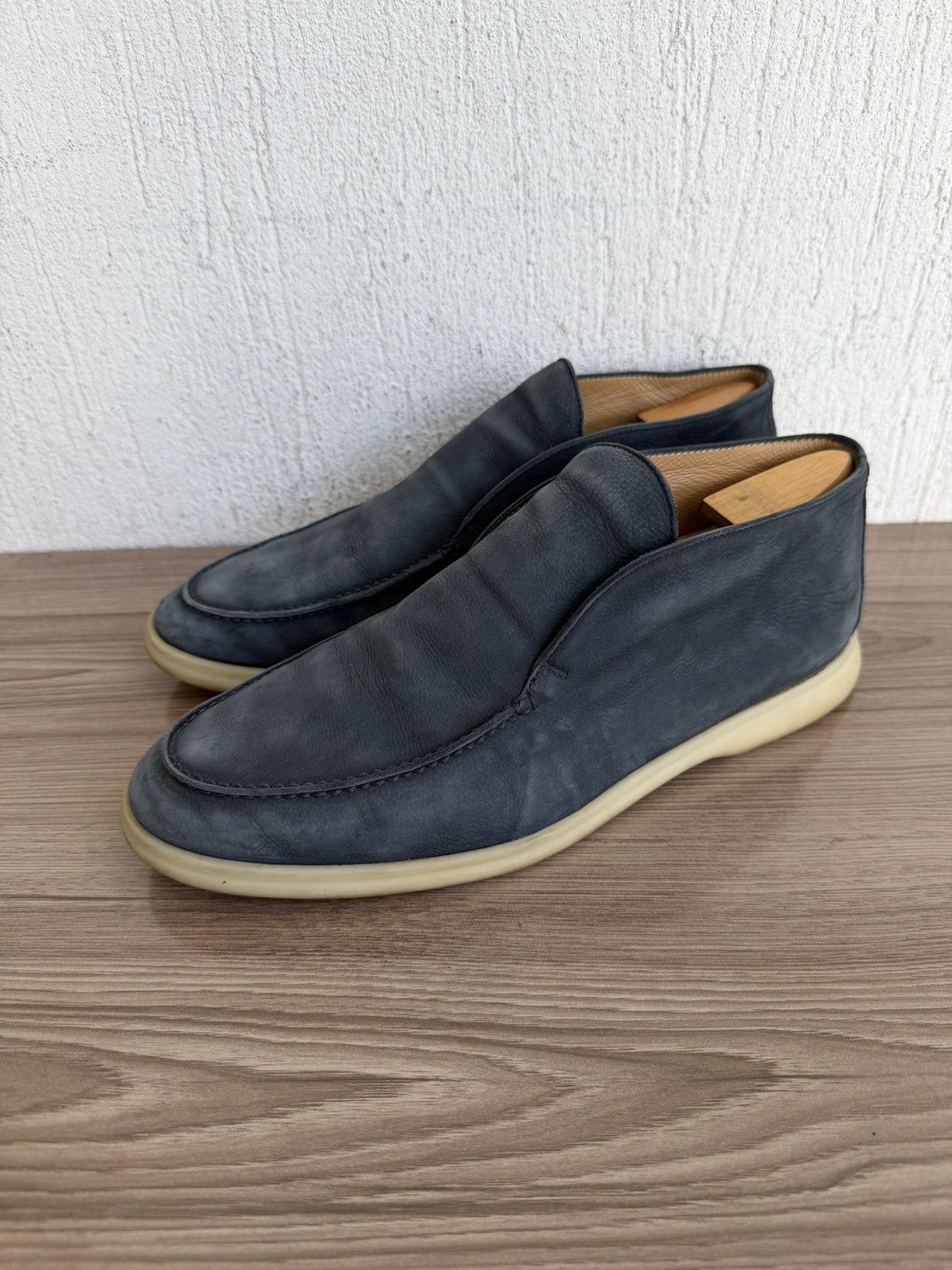 Loro Piana open walk leather loafers Size US 10 / EU 43 - 1 Thumbnail