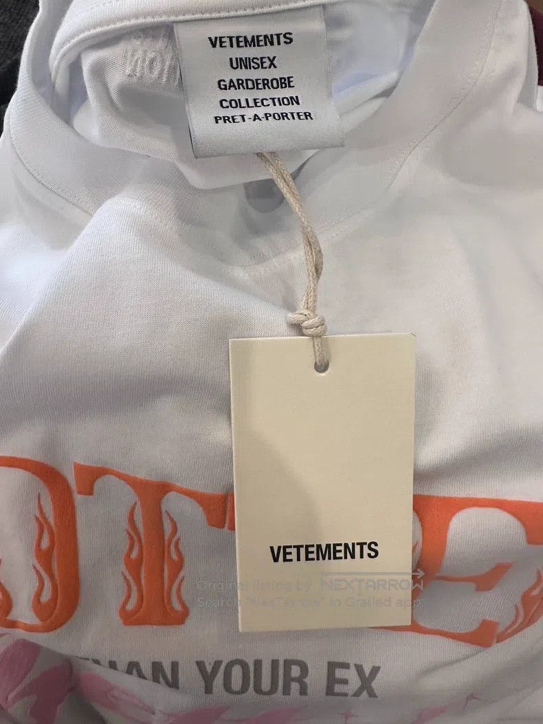 Vetements Vetements Foam Slogan Short Sleeve Size US S / EU 44-46 / 1 - 5 Thumbnail