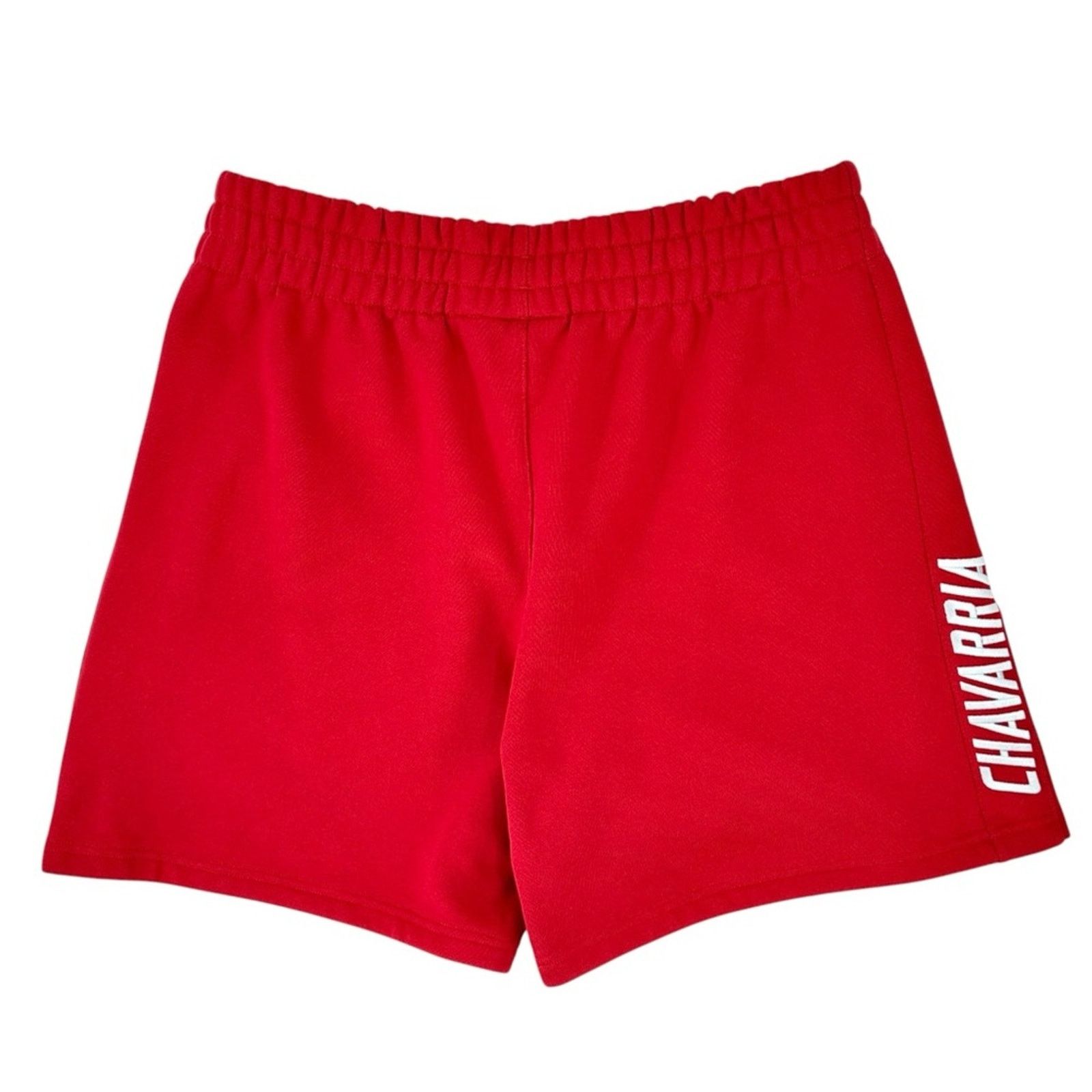 Adidas × Willy Chavarria Limited Edition Red "Paris" Loose Fit Sweat Shorts Size US 34 / EU 50 - 2 Thumbnail