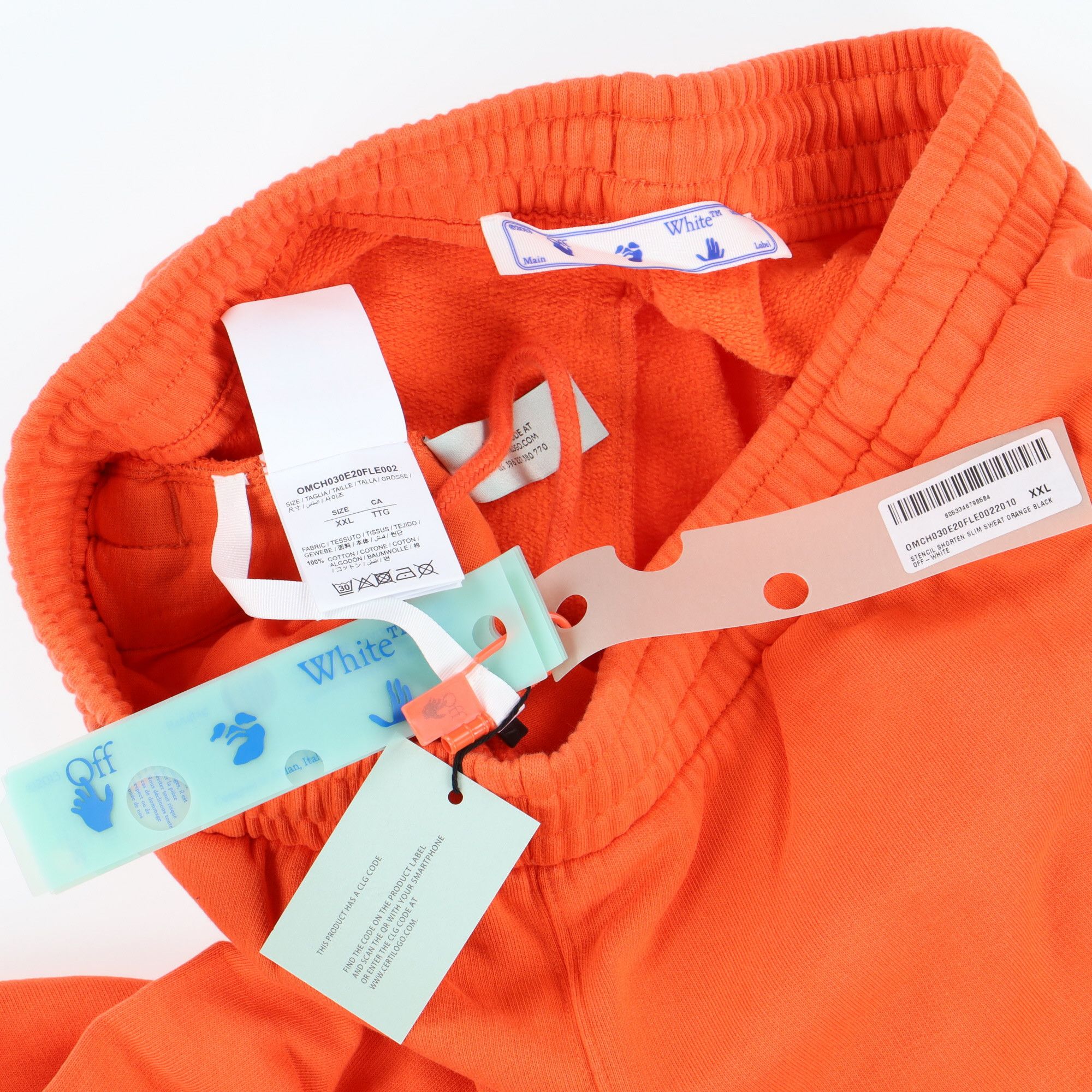 Off-White Orange Sprayed Stencil Arrows Logo Sweatpants Size US 38 / EU 54 - 7 Thumbnail