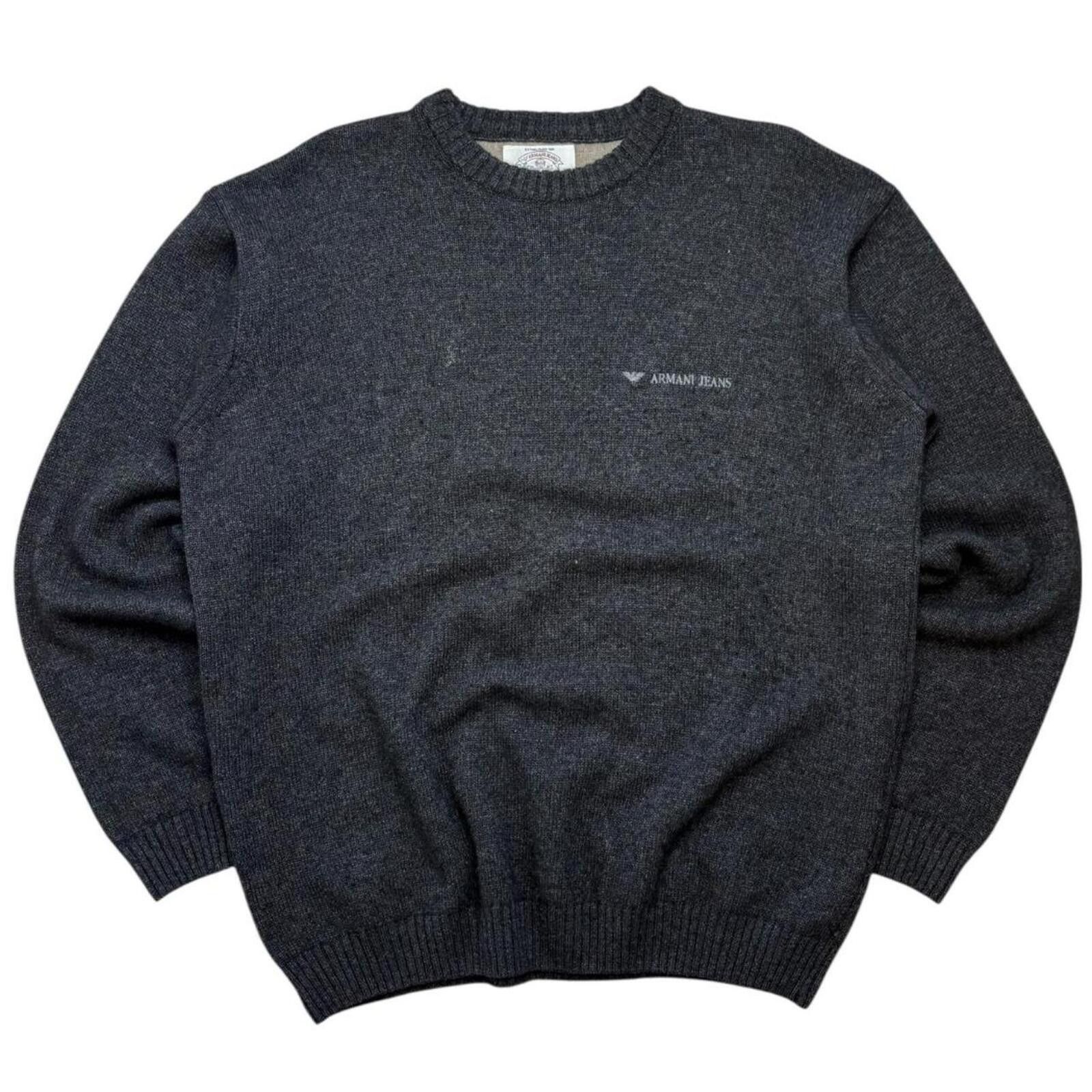 Other Armani Jeans Knit Jumper (L) Size US L / EU 52-54 / 3 - 1 Thumbnail