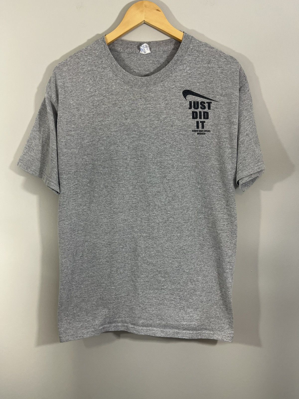Vintage JUST DID IT Nike Parody Mexico Faded Sex Joke Tee Size US L / EU 52-54 / 3 - 3 Thumbnail