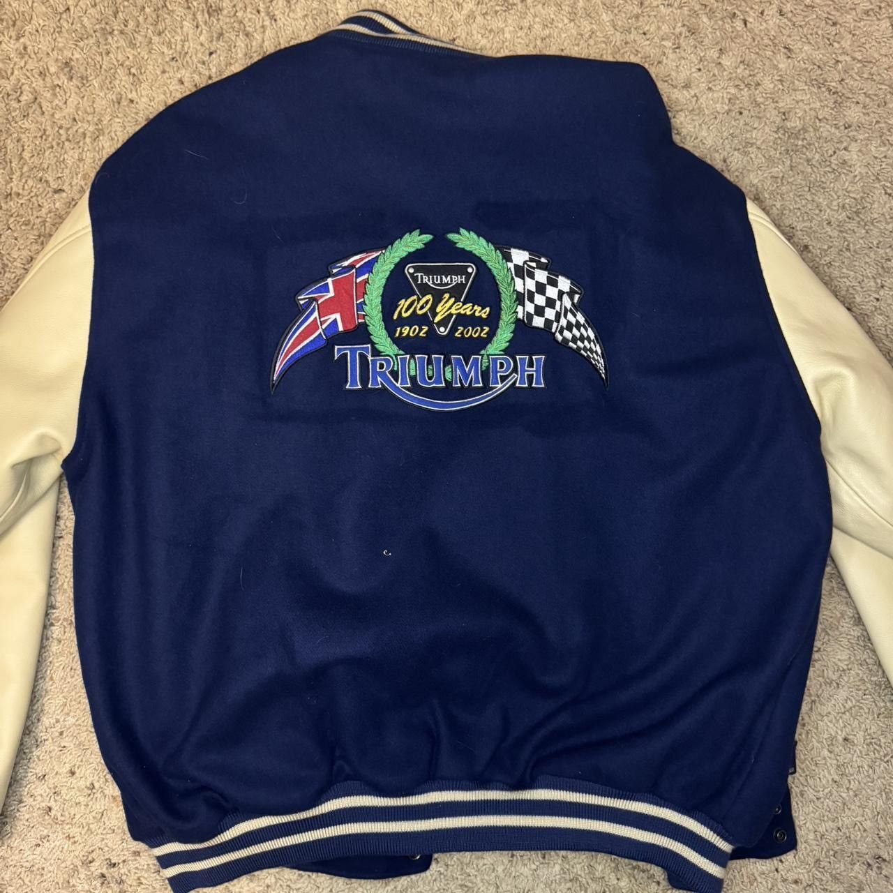 Other Vintage Triumph 100 year Anniversary Jacket Size US L / EU 52-54 / 3 - 5 Thumbnail