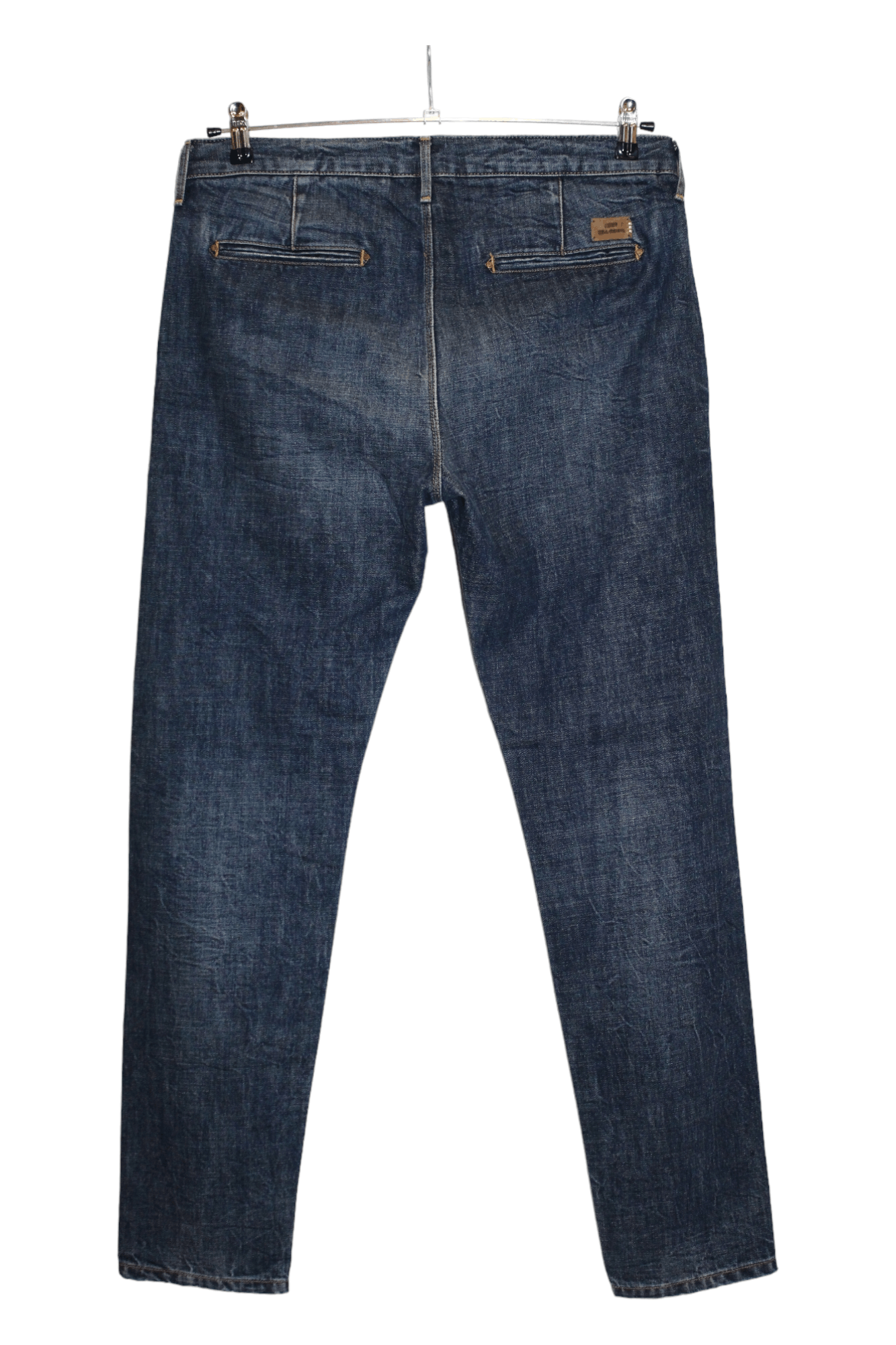Barena Tela Genova MDXV Rigid Selvedge Faded Denim 5-pockets Jeans Size US 34 / EU 50 - 13 Thumbnail