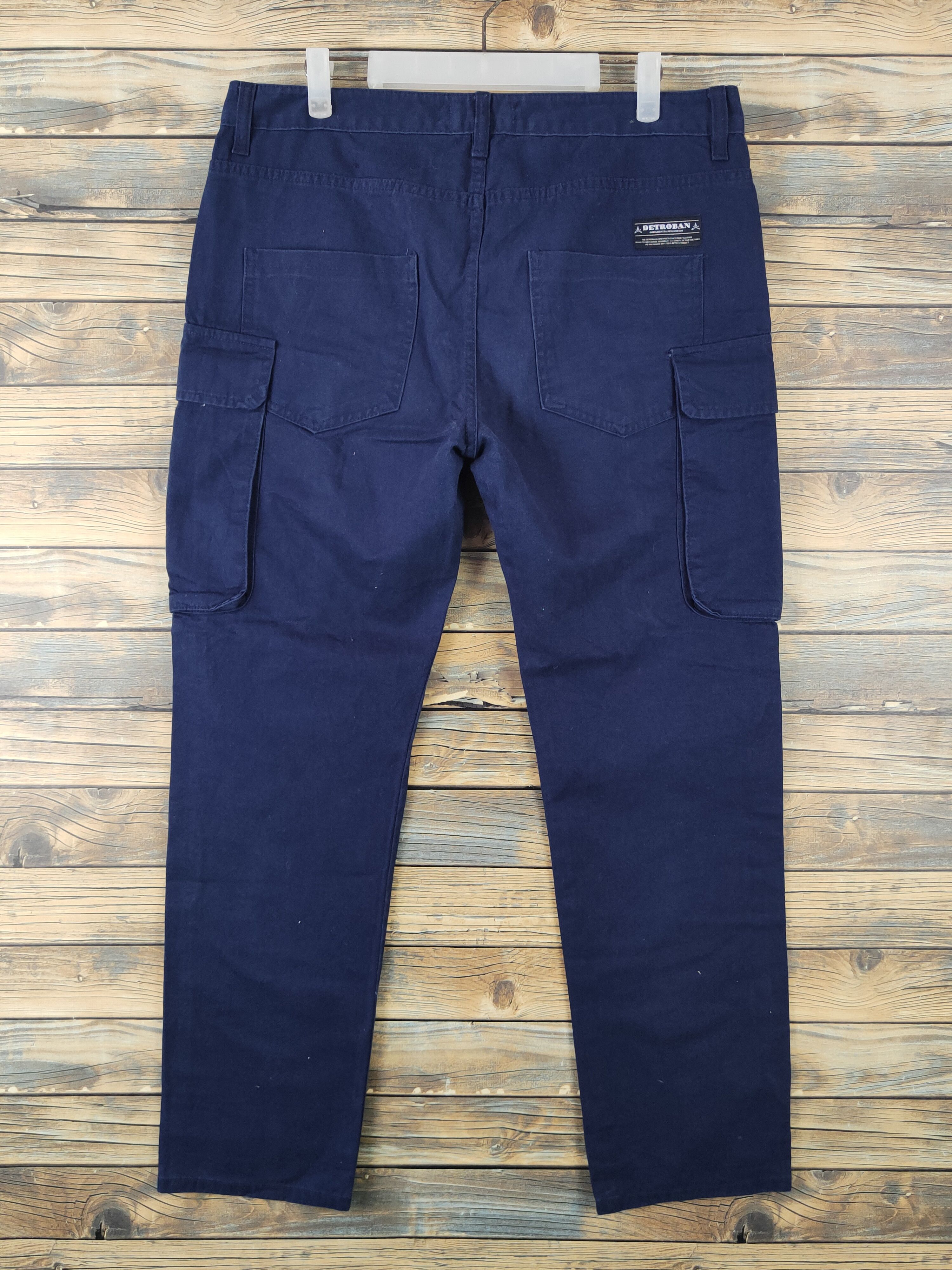 Japanese Brand DLL Detroban Navy Multipocket Tactical Cargo Pants #258 Size US 33 - 7 Thumbnail