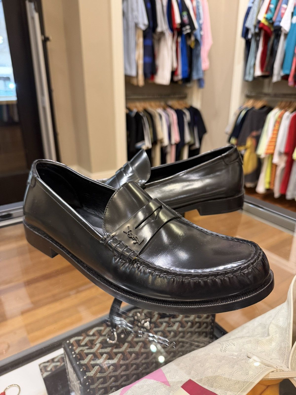 Saint Laurent Paris Saint Laurent LE Leather Loafer Size US 12 / EU 45 - 2 Thumbnail