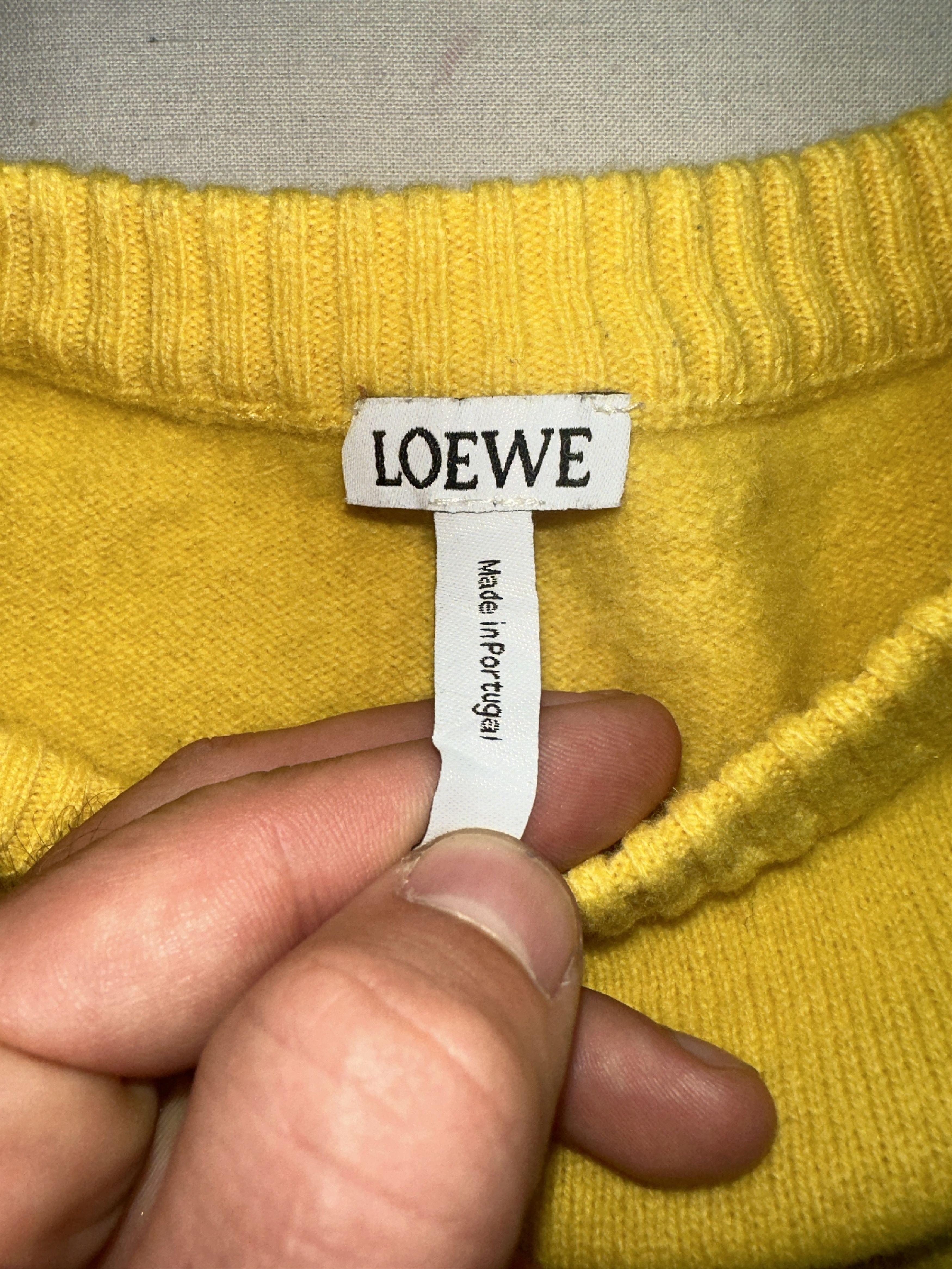 Loewe Loewe Anagram Wool Relaxed Crew Neck Knit Sweater Pullover M Size US M / EU 48-50 / 2 - 4 Thumbnail