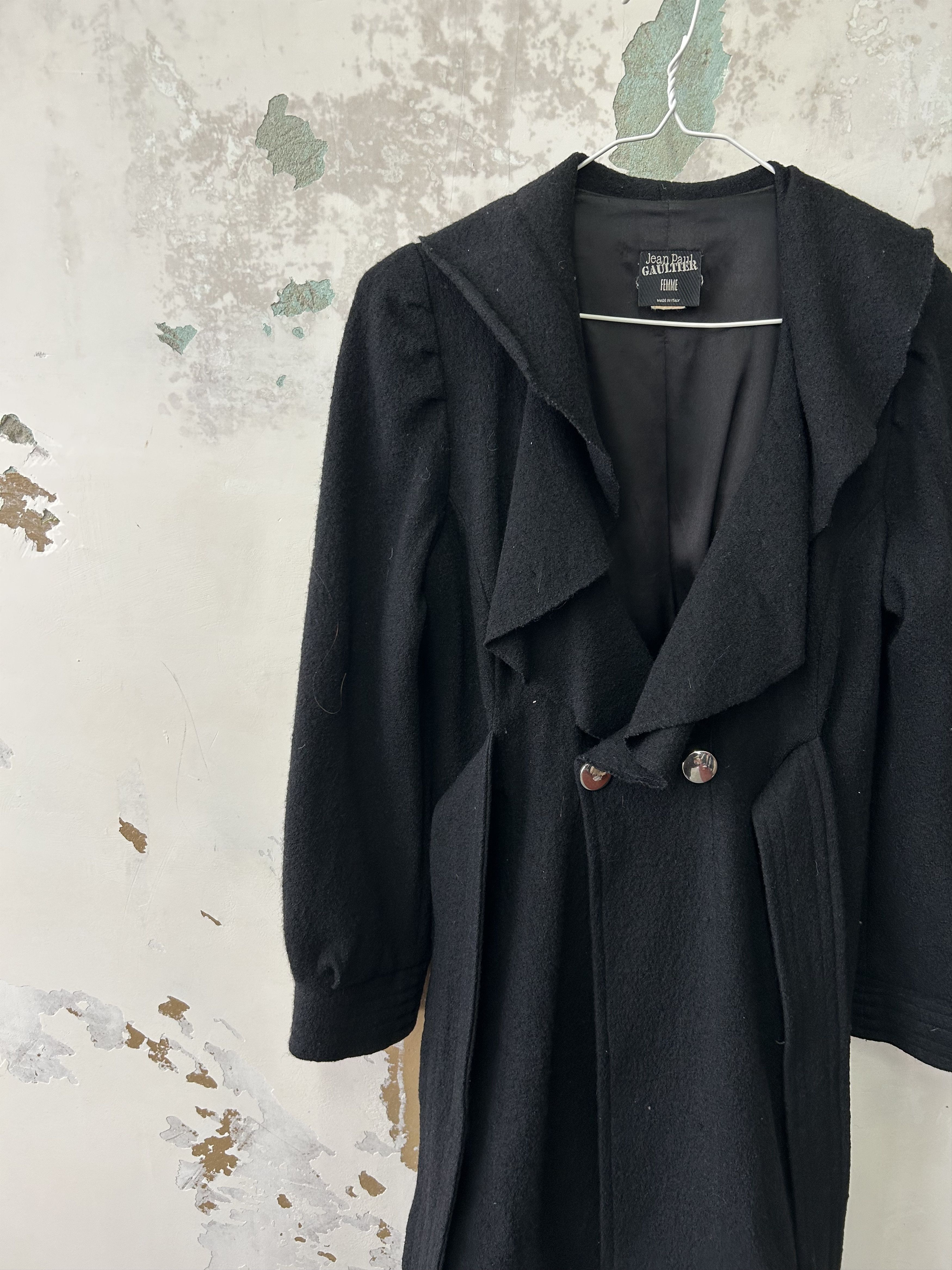 Jean Paul Gaultier Vintage Jean Paul Gaultier wool Women Coat Made In Italy Size M / US 6-8 / IT 42-44 - 5 Thumbnail