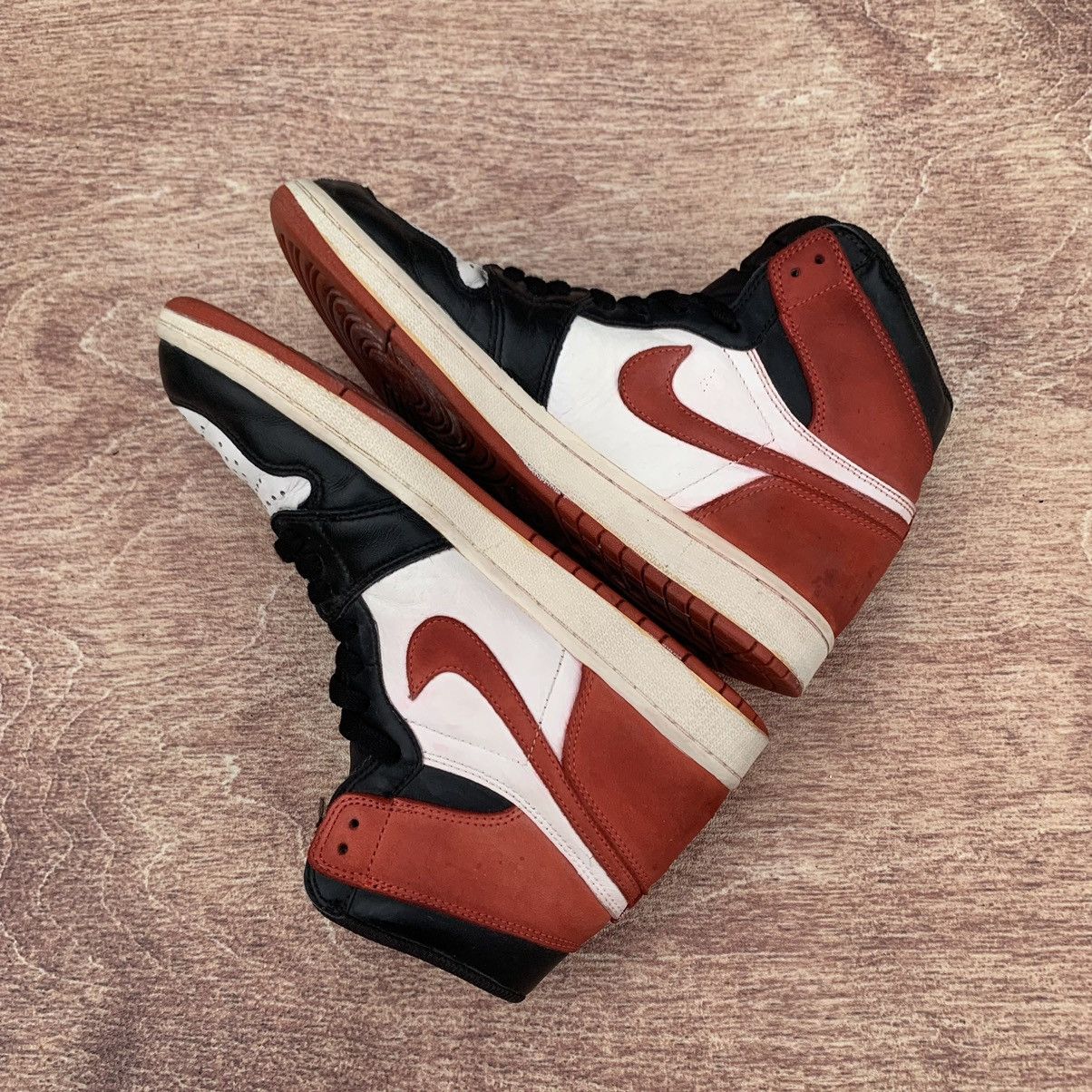 Jordan Brand × Nike Air Jordan 1 Retro High OG Track Red 2018 Size US 9 / EU 42 - 10 Thumbnail
