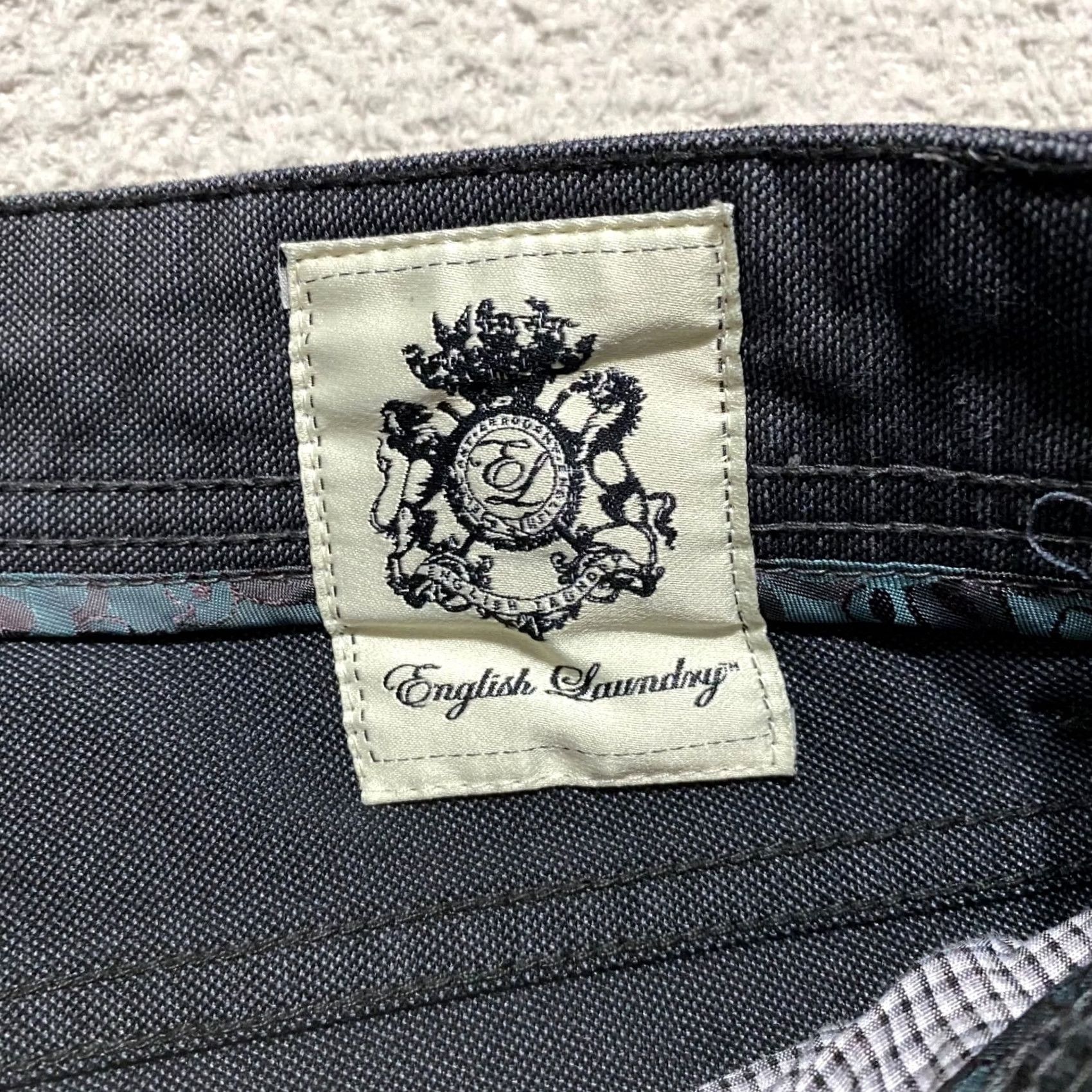 English Laundry English Laundry Jeans 32x30 Gray Straight Leg Mid Rise Medium Wash 5-Pocket Design Regular Mens Size 24" / US 00 / IT 34 - 3 Thumbnail