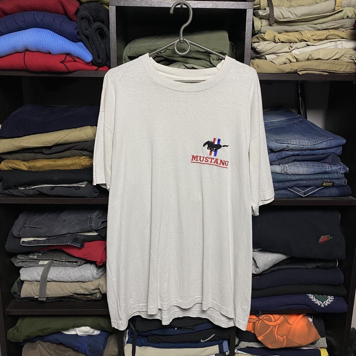Mustang Vintage Mustang Small Logo 90’s racing nascar tee size L Size US L / EU 52-54 / 3 - 1 Thumbnail