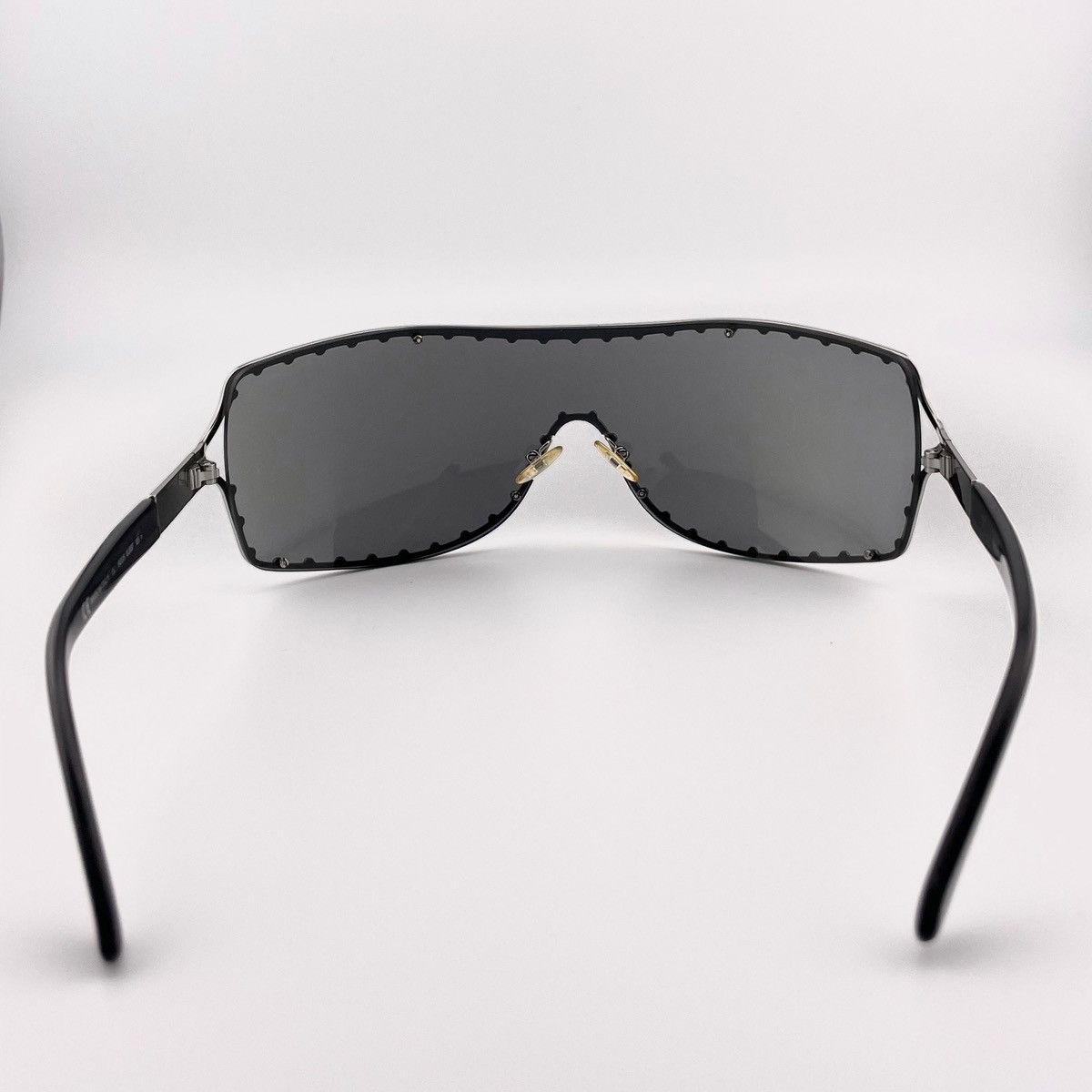 Valentino VALENTINO Silver Mirrored Swarovski Sunglasses Size ONE SIZE - 7 Thumbnail