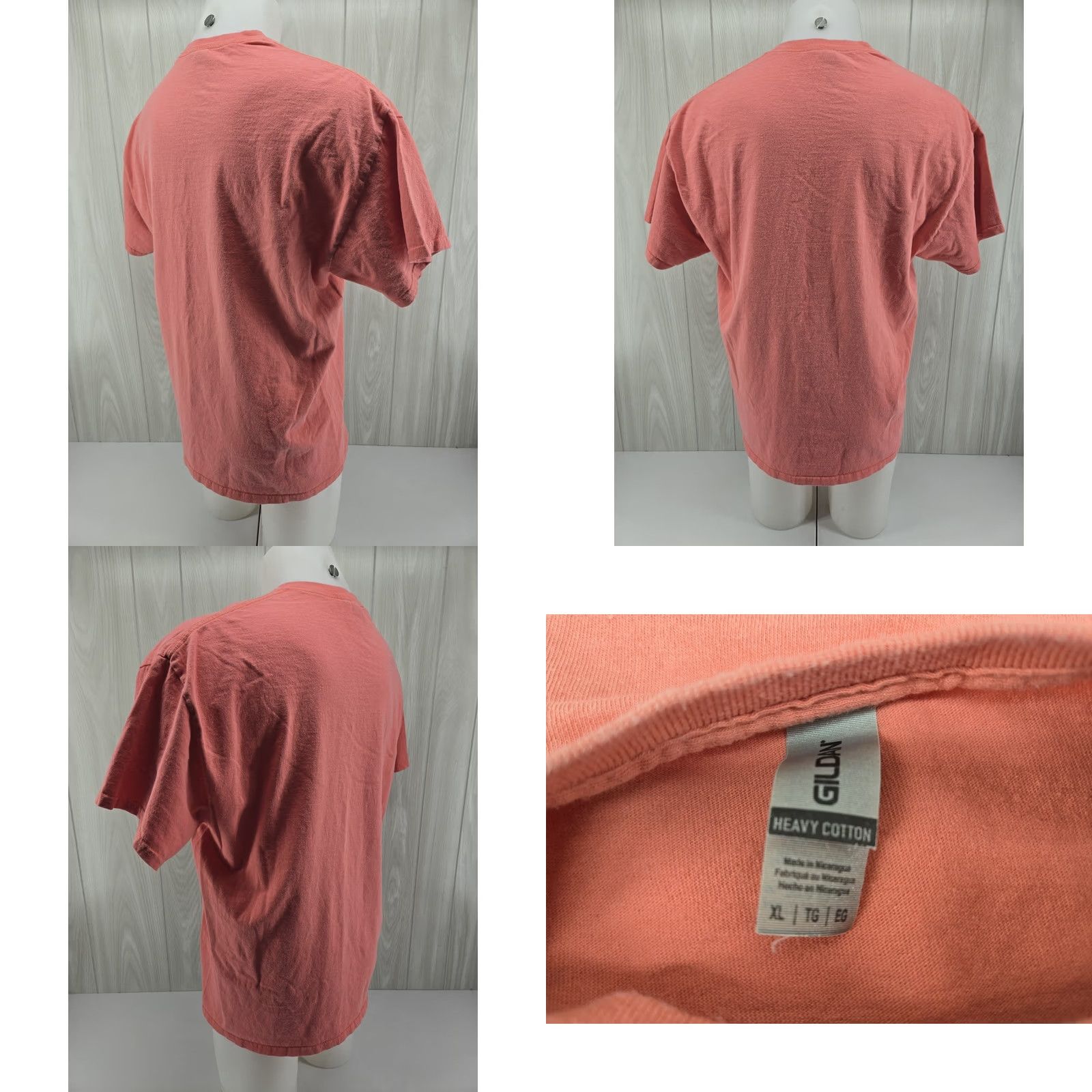 Gildan Alaska Outpost Ketchikan Coral T-shirt Adult XL Gildan T-Shirt Crew Neck Short Sleeve Pink Cotton Blend Graphic Print Men Regular Fit Vintage: No Size US XL / EU 56 / 4 - 8 Thumbnail