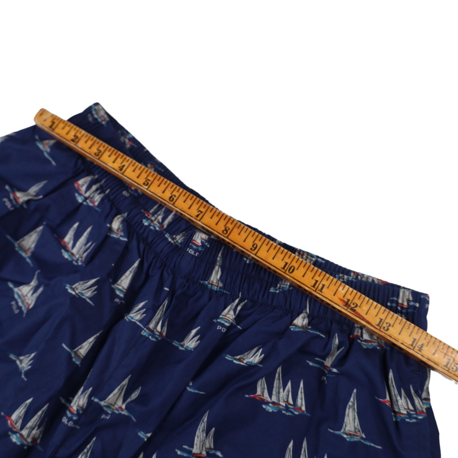 Polo Ralph Lauren × Vintage Vintage Polo Ralph Lauren Allover Ship Print Swim Trunks Size US 30 / EU 46 - 4 Thumbnail
