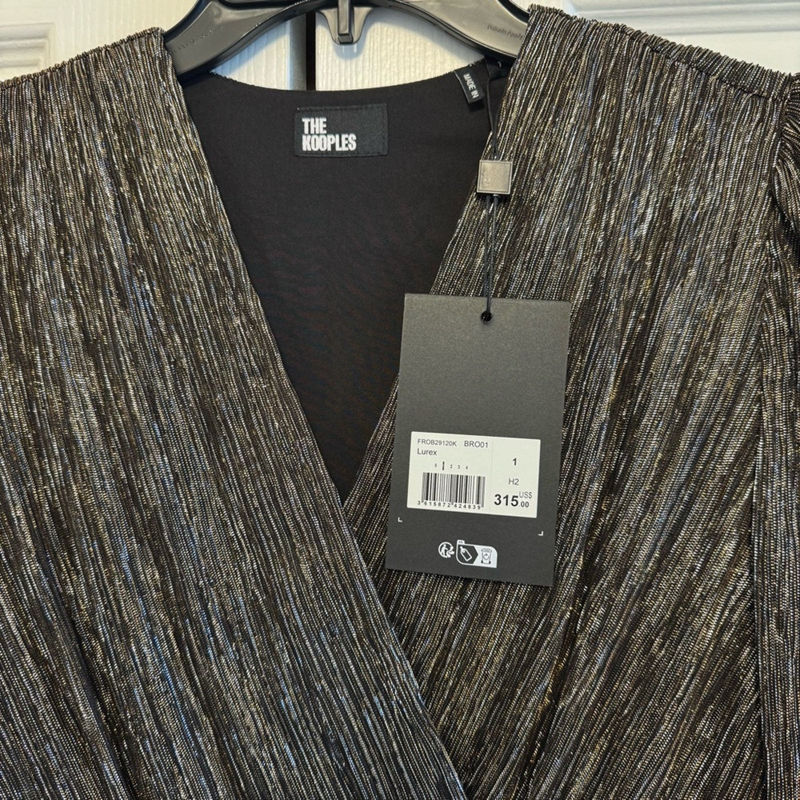 The Kooples NWT! The Kooples Lurex Dress, Size 1 Size S / US 4 / IT 40 - 4 Thumbnail