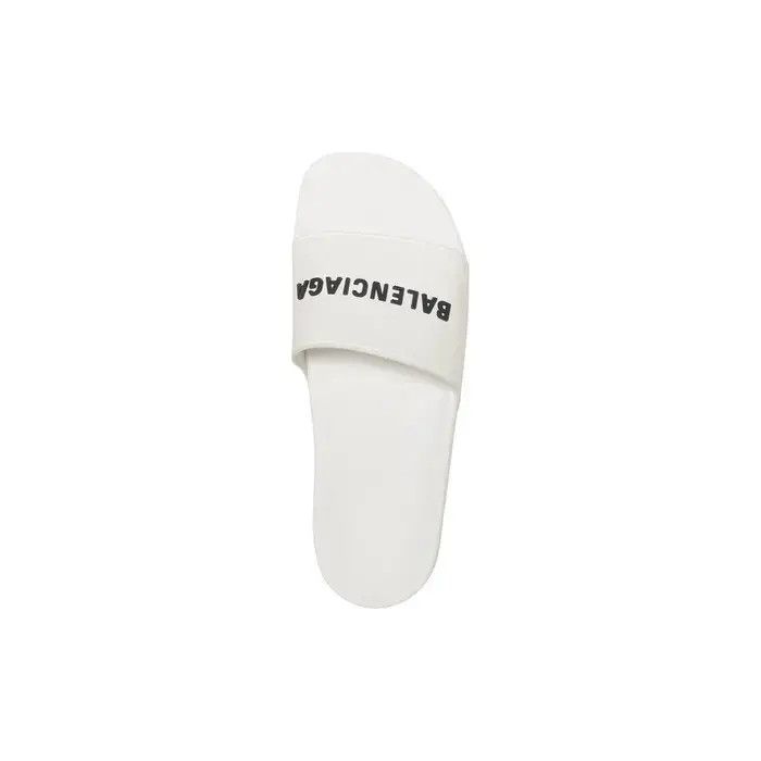 Balenciaga o1bcso1str0426 Pool Slide Sandals in White Size US 10 / EU 43 - 5 Thumbnail