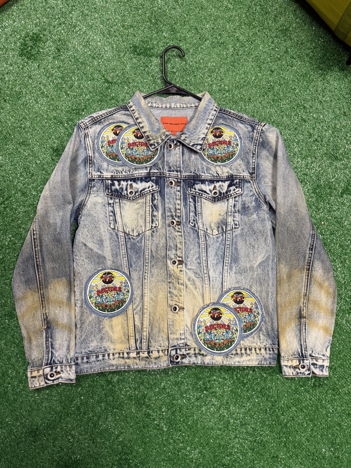 Who Decides War Who decides war stained glass jean jacket Size US XS / EU 42 / 0 - 1 Thumbnail