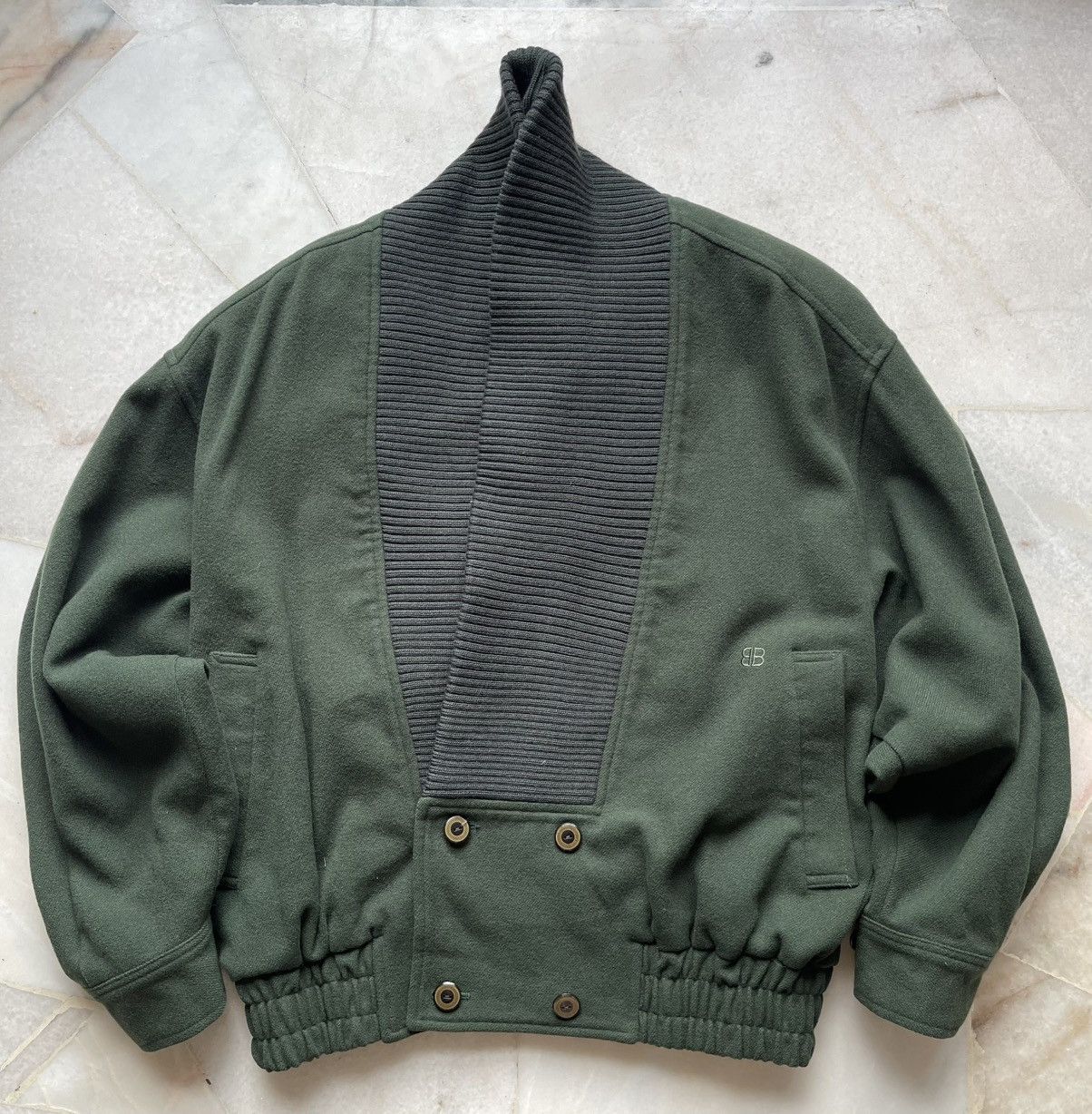 Balenciaga Vintage Balenciaga Wool Jacket Size US L / EU 52-54 / 3 - 14 Thumbnail