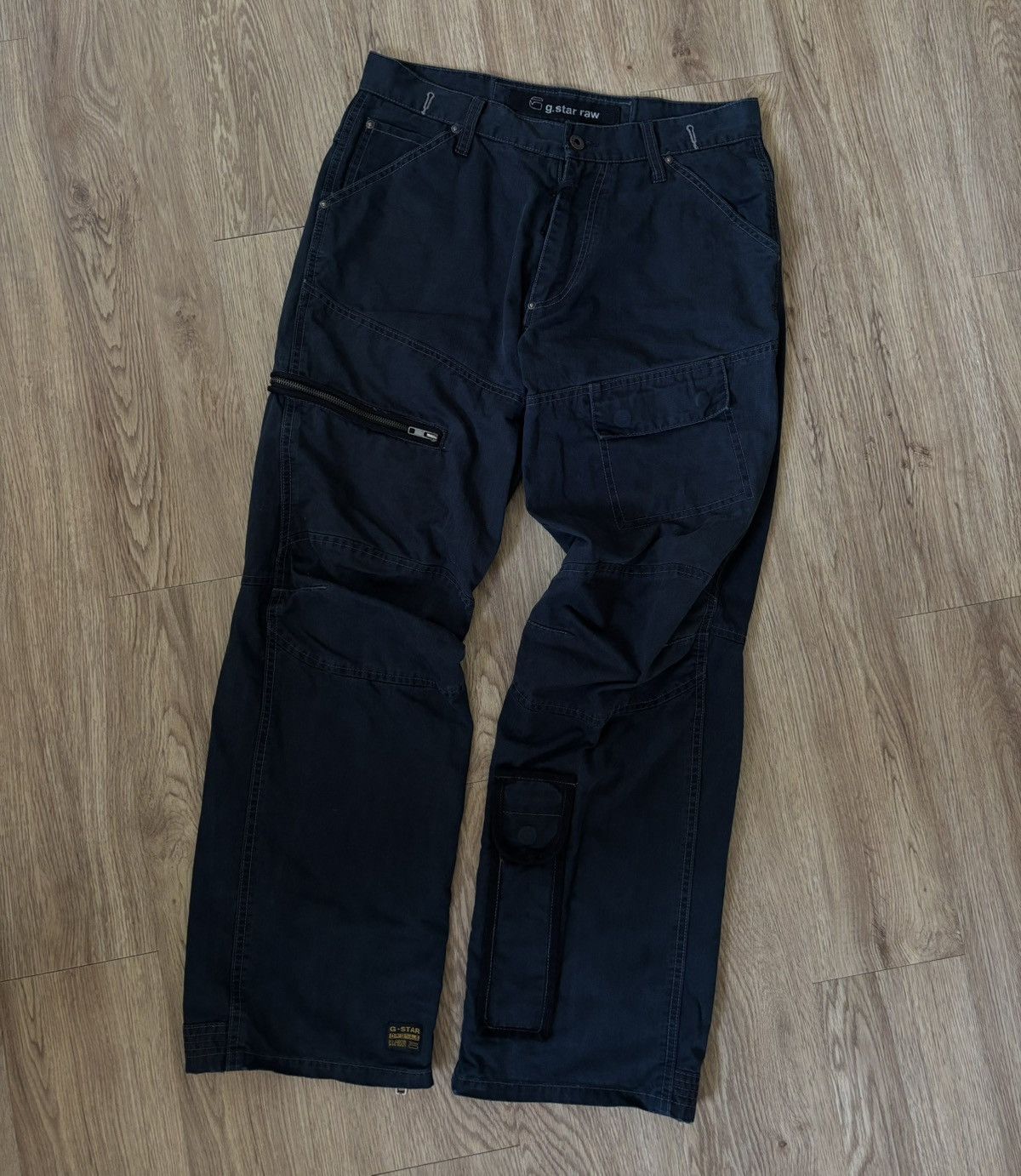 G-Star Vintage G Star Cargo Army Pants Elwood Y2K Size US 31 - 1 Thumbnail
