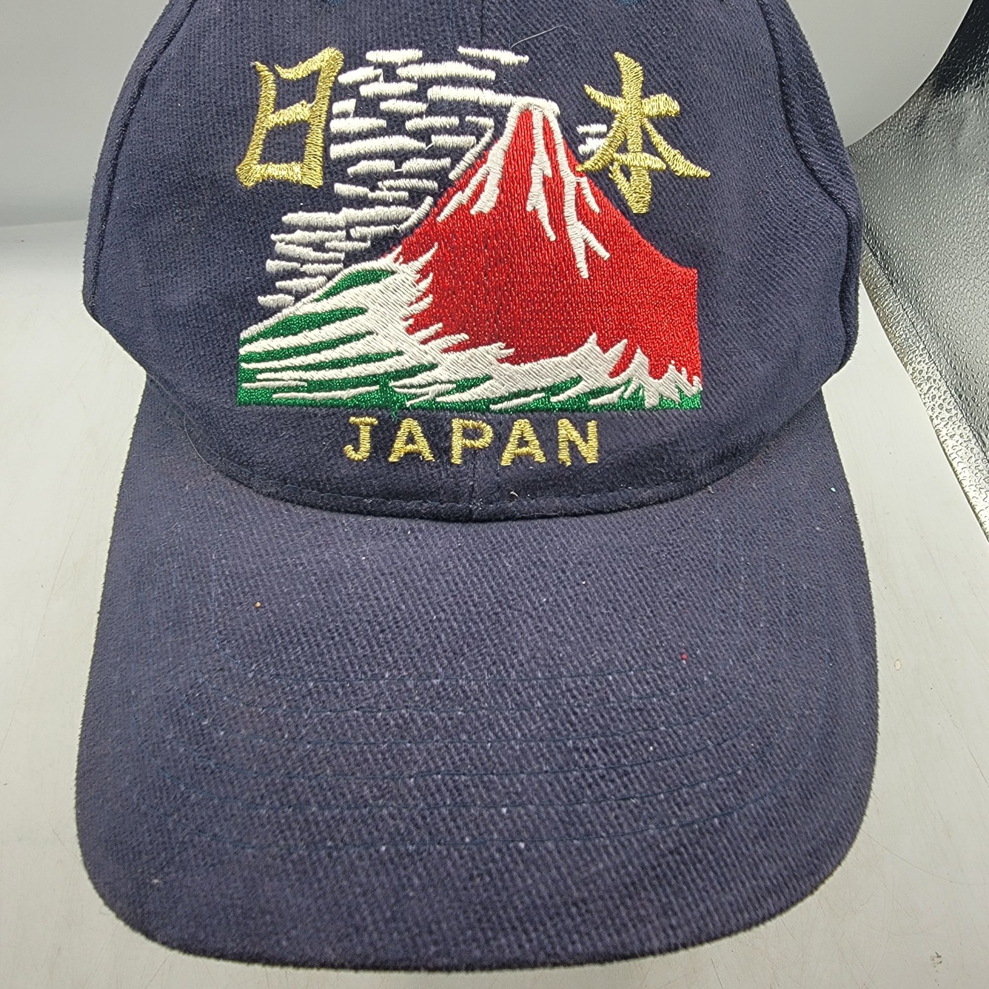 Other Japan Embroidered Navy Baseball Cap With Mount Fuji Design T Size ONE SIZE - 5 Thumbnail