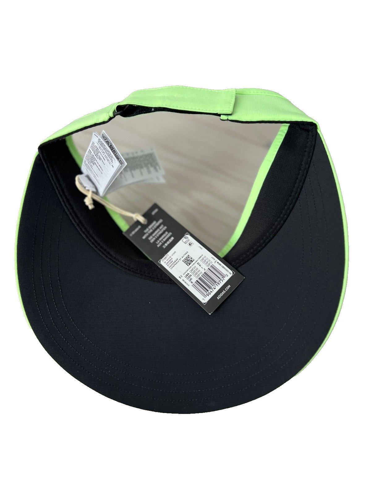 Adidas Adidas IT8877 Wide Your Visor Hat Green Spark Size ONE SIZE - 4 Thumbnail
