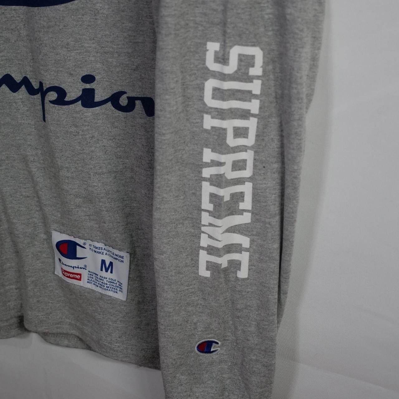 Champion × Supreme NWT Supreme x Champion L/S Tee Size US M / EU 48-50 / 2 - 2 Thumbnail