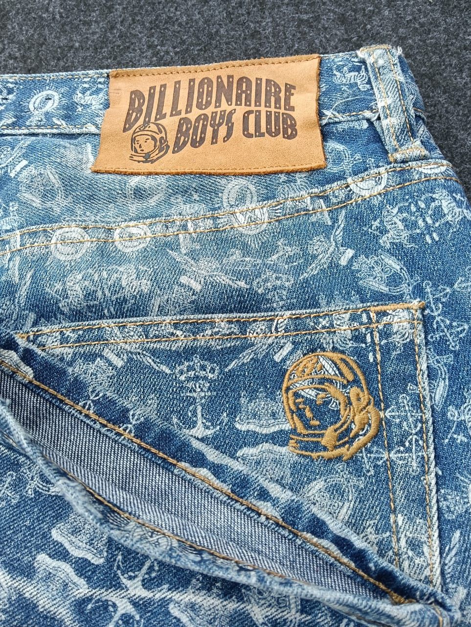 Billionaire Boys Club 🔥 Billionaire boys club Full monogram Denim -Astronaut Logo Size US 35 - 15 Thumbnail