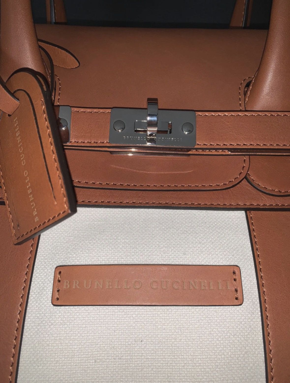 Brunello Cucinelli Brunello Cucinelli Country Weekender Bag Size ONE SIZE - 4 Thumbnail