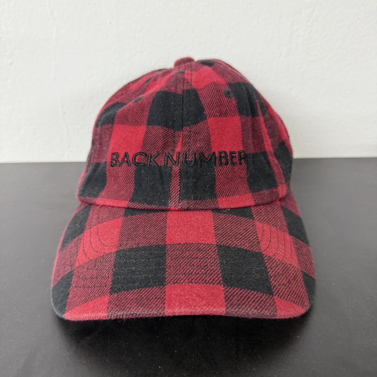 Other Back Number Japan Flannel Balenciaga Style 6 Panel Cap Size ONE SIZE - 2 Thumbnail