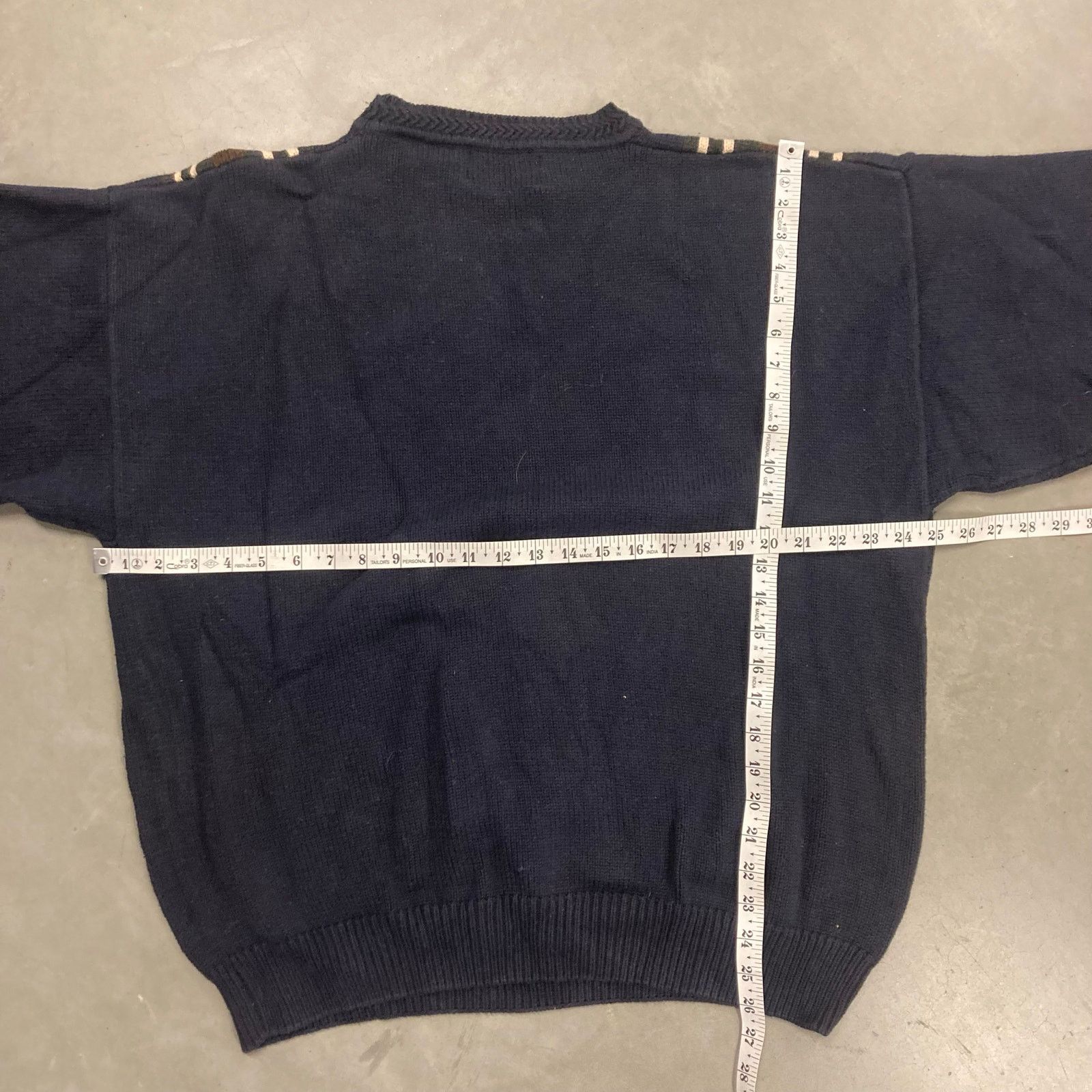 Vintage vintage woods & gray striped sweater Size US XL / EU 56 / 4 - 5 Thumbnail