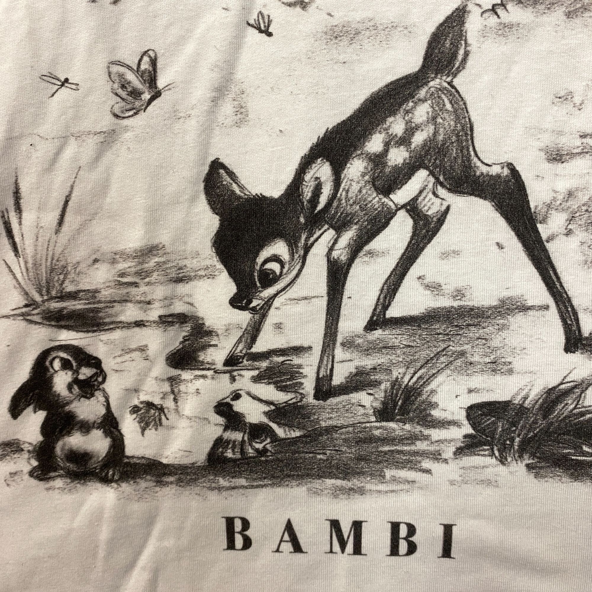 Disney Disney Bambi and Friends Faline and Thumper Sketch Crop Top Size S / US 4 / IT 40 - 4 Thumbnail