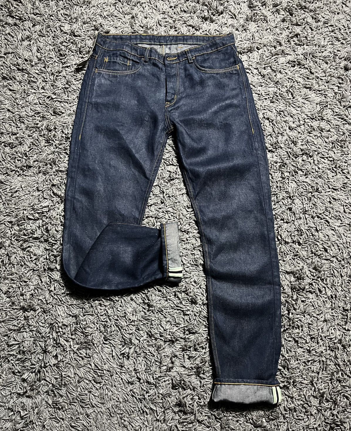 Japanese Brand FREITAG NEW 🆕 SELVEDGE E500 JEANS PANTS 28x30 Size US 30 / EU 46 - 2 Thumbnail