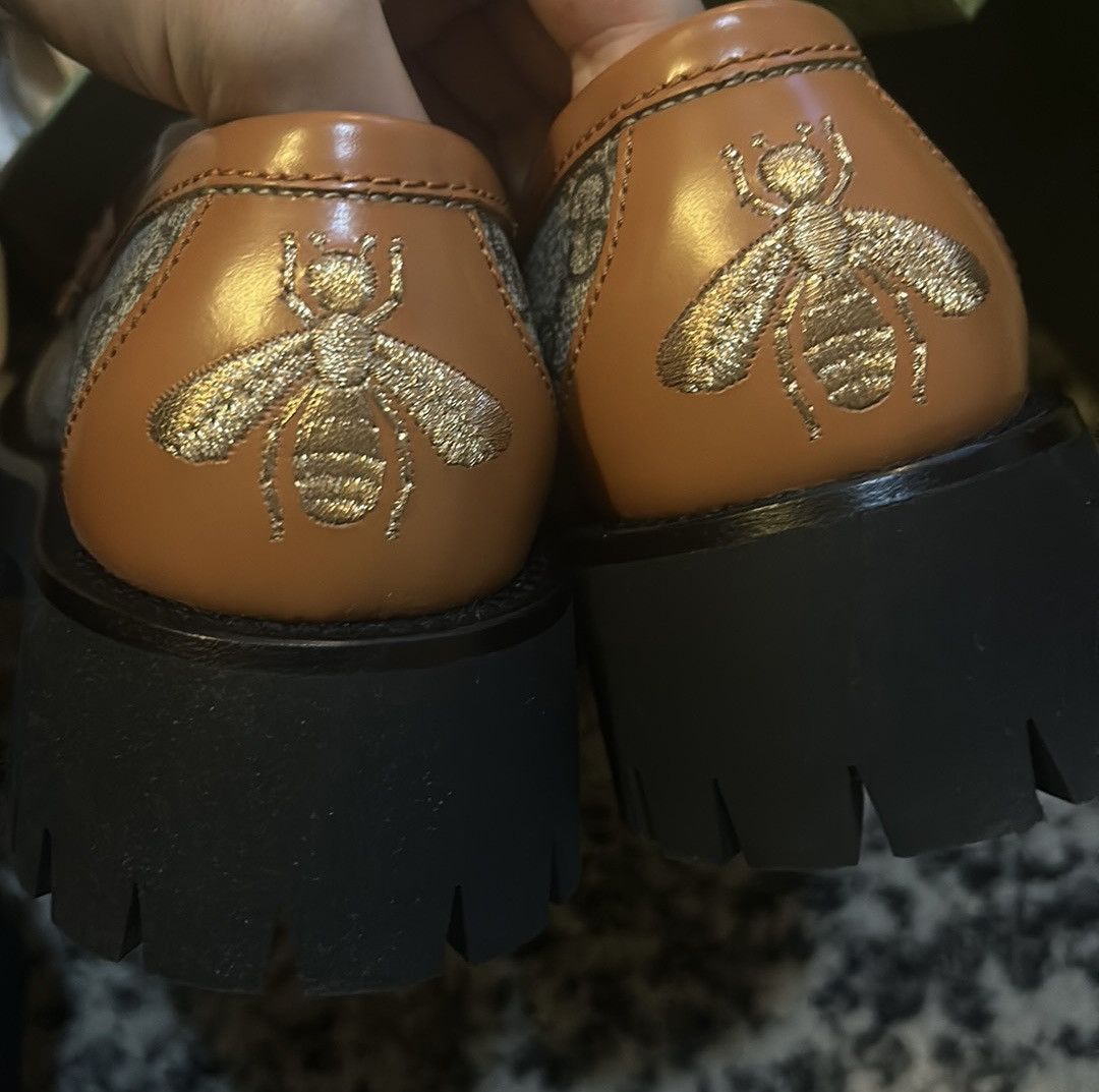 Gucci Gucci GG Monogram Horsebit Lug Sole Loafer size 35.5 Size US 5.5 / IT 35.5 - 12 Thumbnail