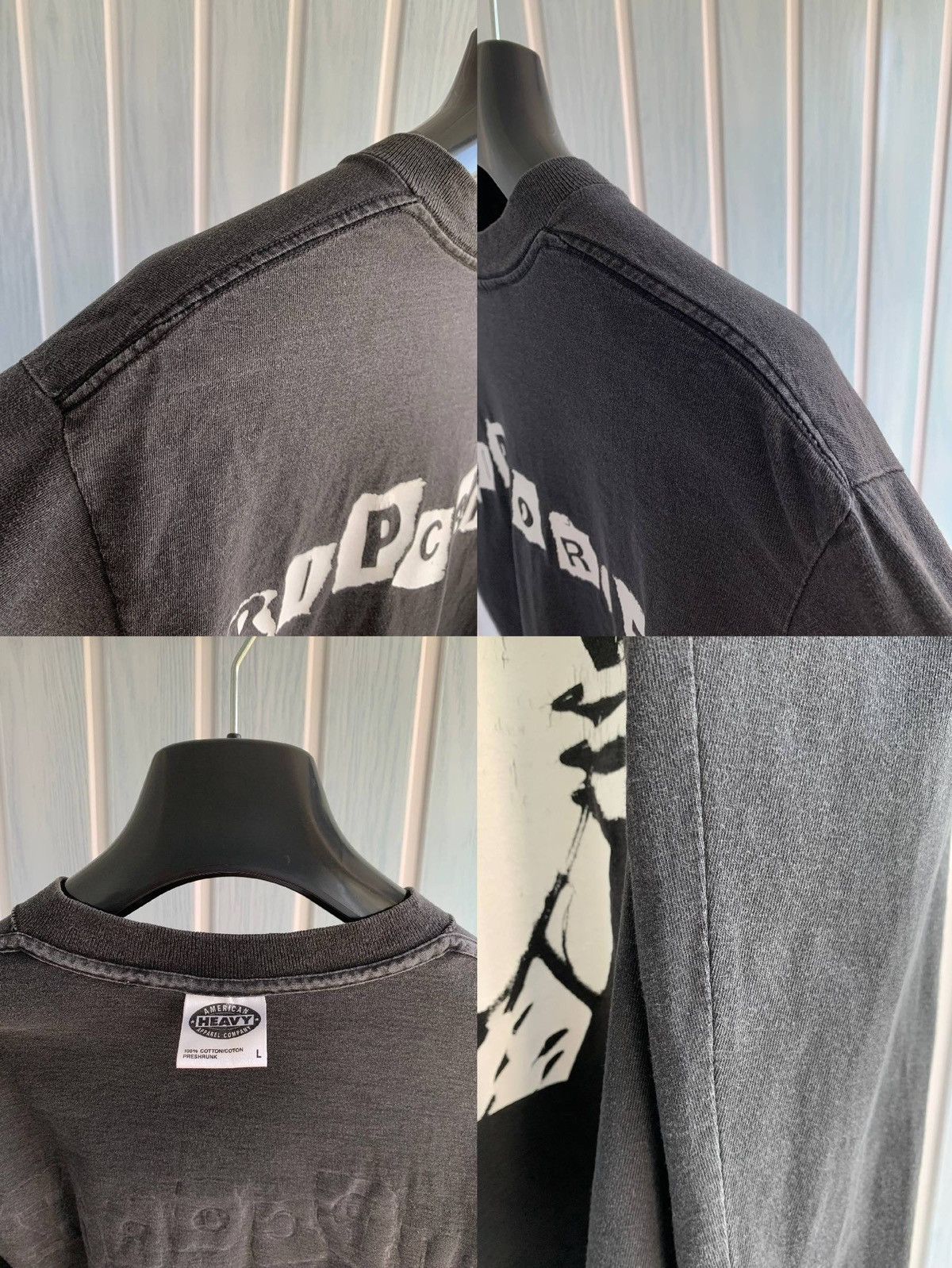 Band Tees Vintage Ripcordz Band Worship Elvira Black USA Long Sleeve Size US L / EU 52-54 / 3 - 21 Thumbnail