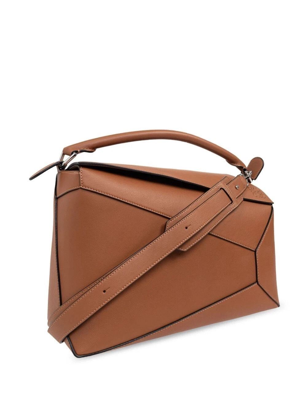 LOEWE Puzzle Large Tan Leather Bag New Authentic $4100