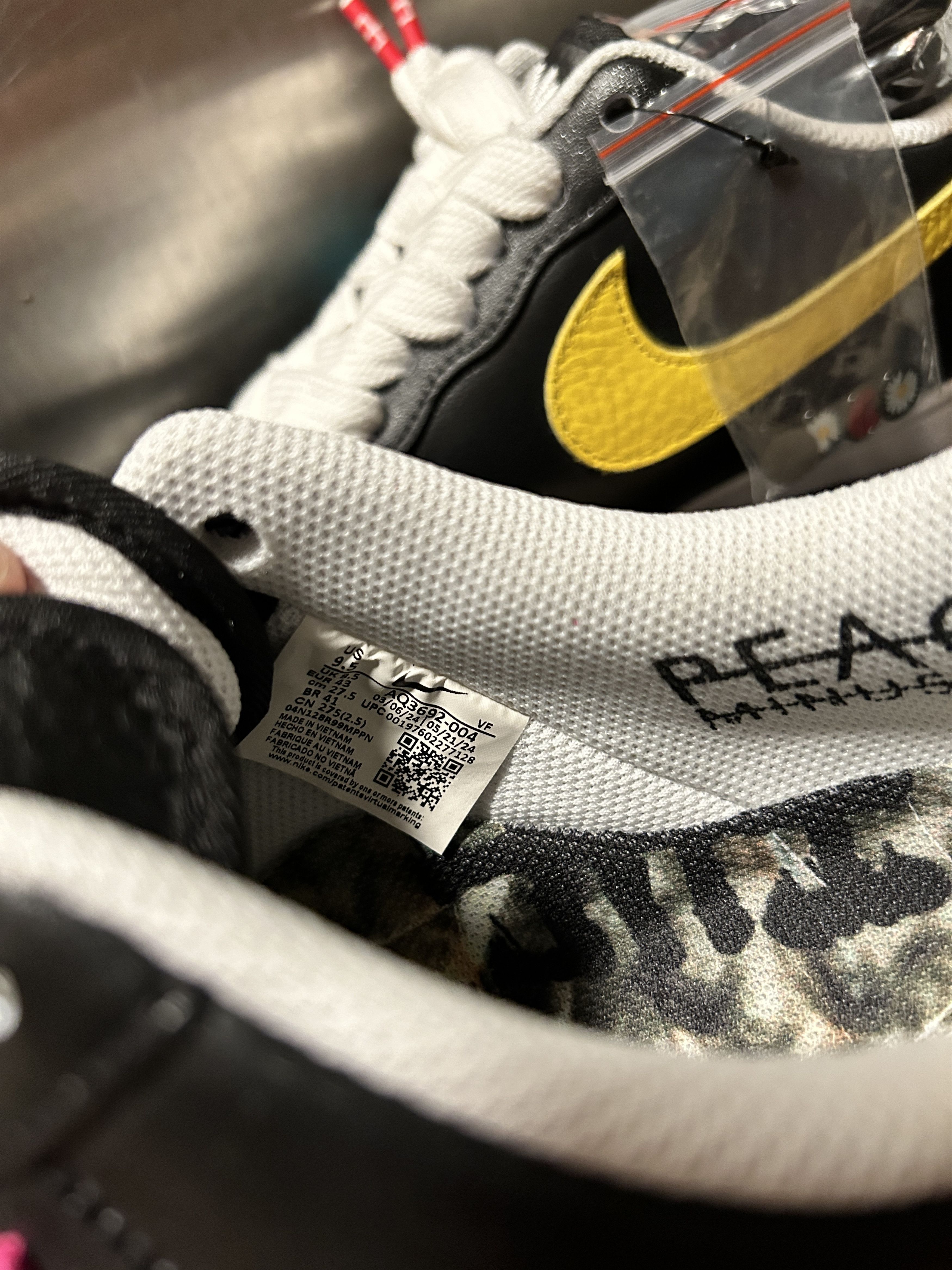 Nike Nike Air Force 1 Low G-Dragon Peaceminusone Para-Noise 3.0 Size US 9.5 / EU 42-43 - 8 Thumbnail