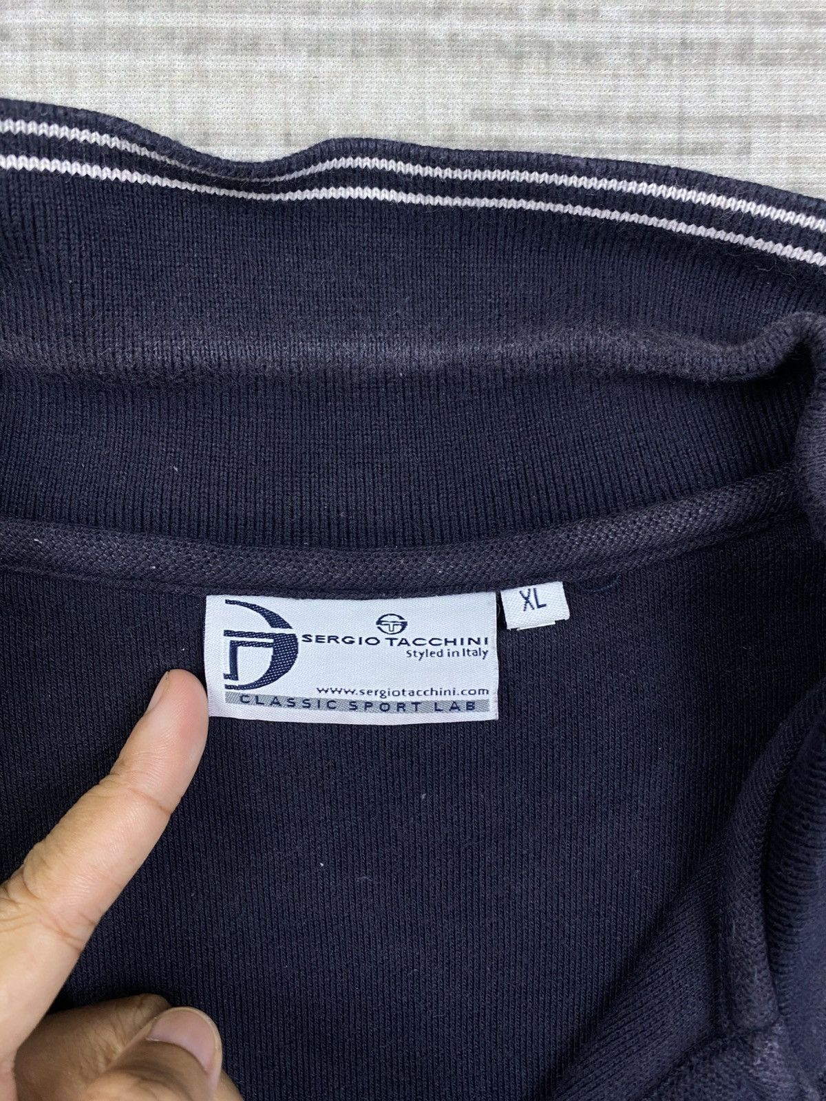 Sergio Tacchini × Vintage Vintage Sergio Tacchini Embroidery Logo Polo Shirt Size US M / EU 48-50 / 2 - 8 Thumbnail