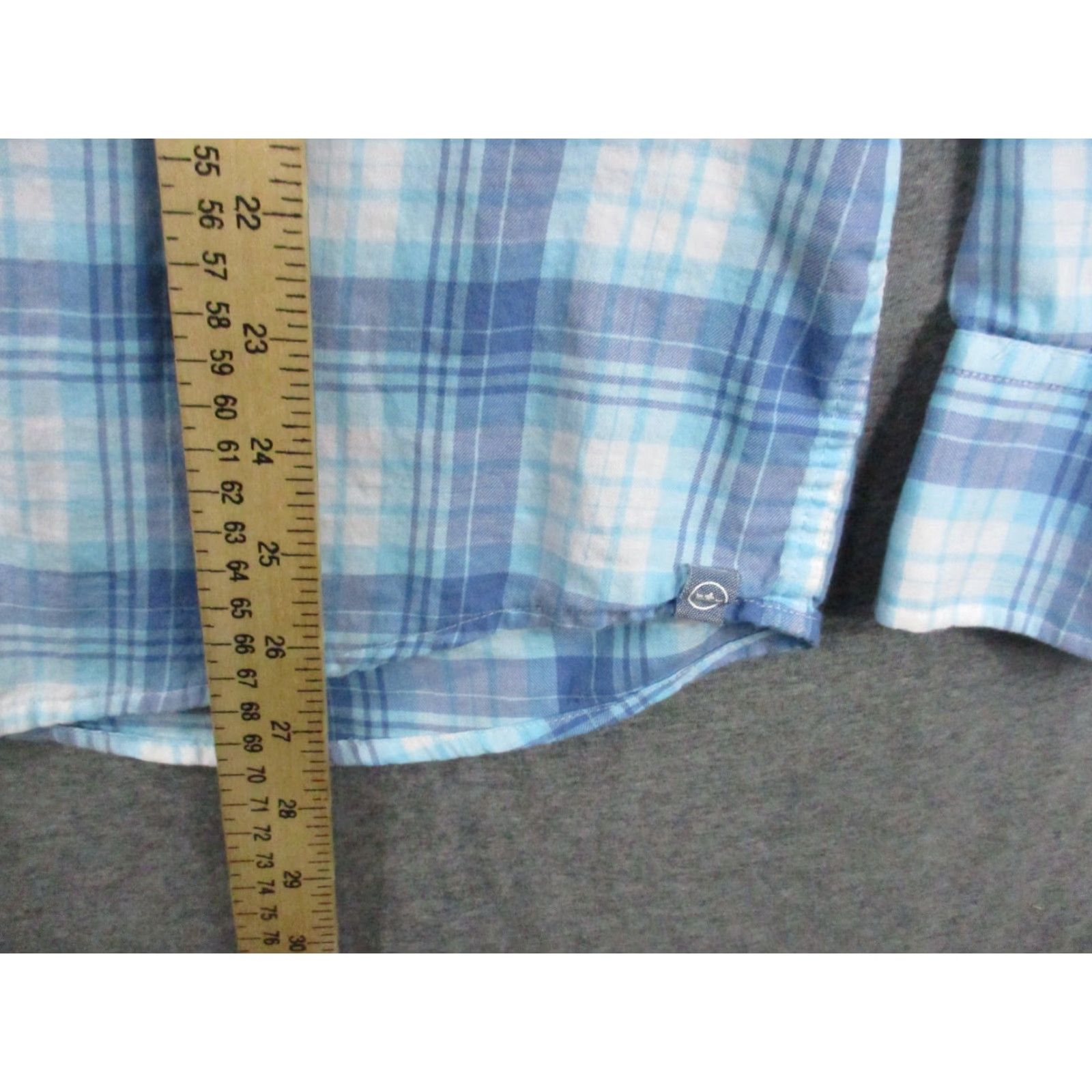 Peter Millar Peter Millar Shirt Crown Finish Medium Men Blue Plaid Long Sleeve Shirt Size US M / EU 48-50 / 2 - 4 Thumbnail