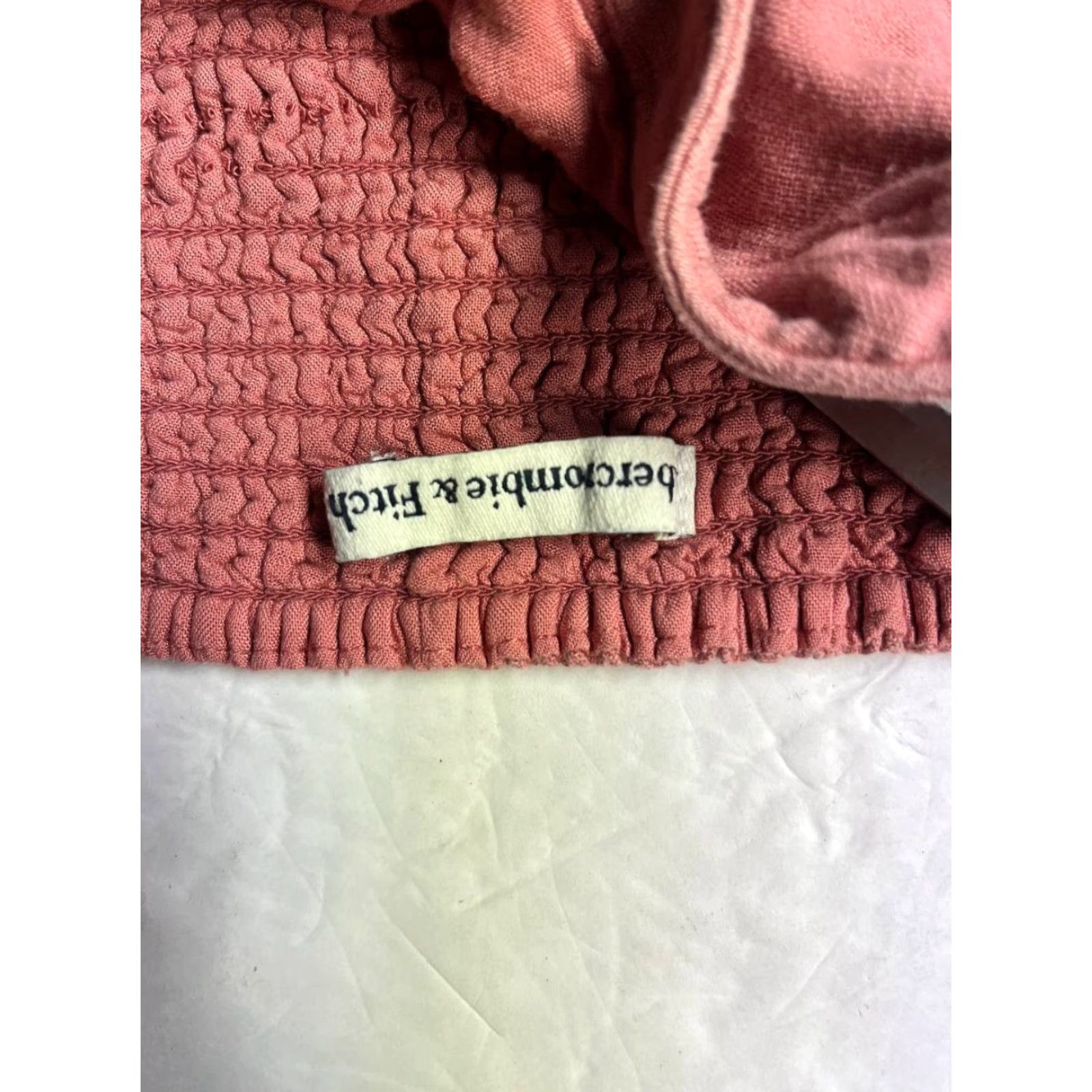Abercrombie & Fitch Abercrombie & Fitch Women's Pink Y2K Corset Bustier Crop Tank Top M Sleeveless Cropped Pocket? (Note: "Pocket" not in original) Size M / US 6-8 / IT 42-44 - 6 Thumbnail