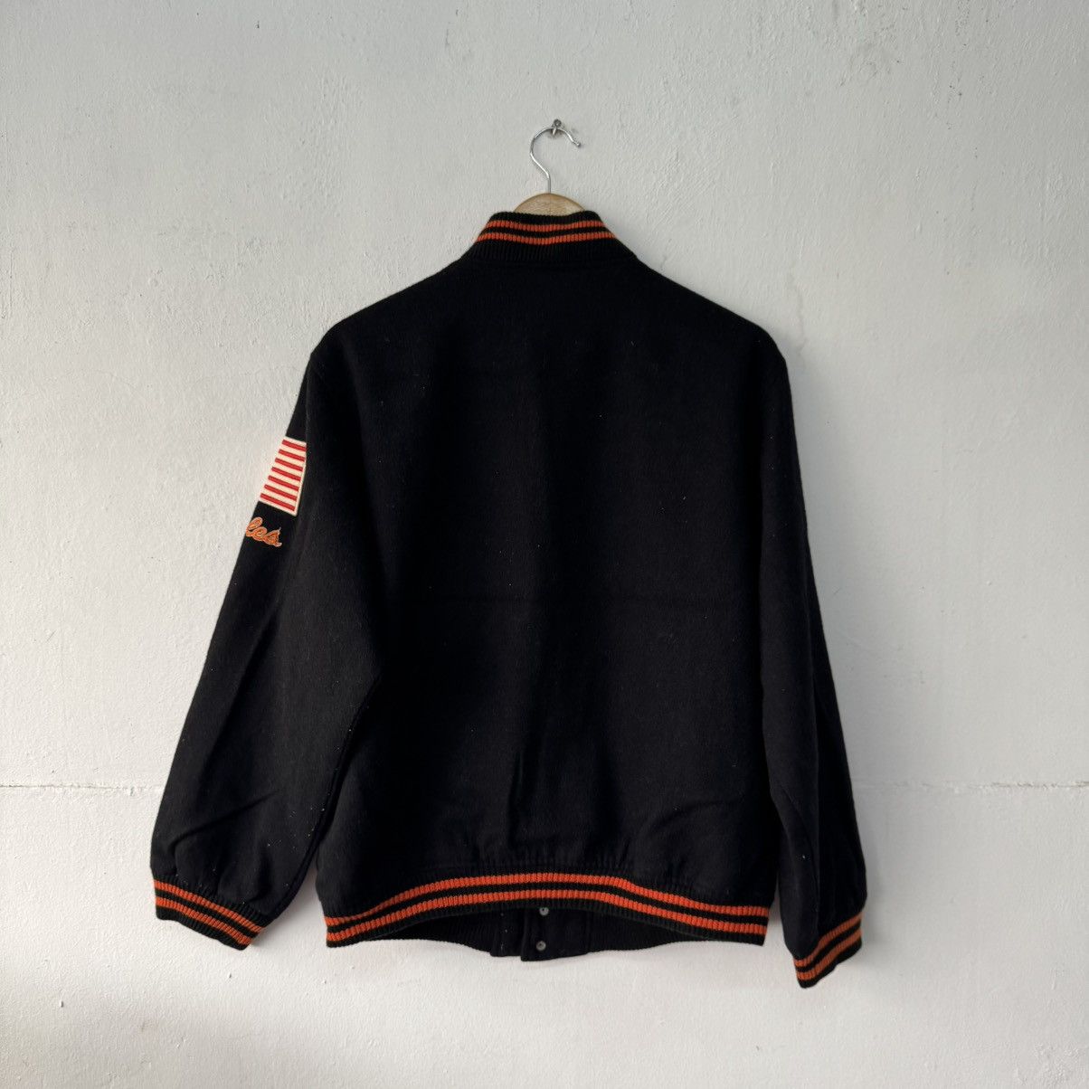 MLB Vintage 90s Baltimore Orioles MLB Wool Varsity Jacket Size US L / EU 52-54 / 3 - 6 Thumbnail