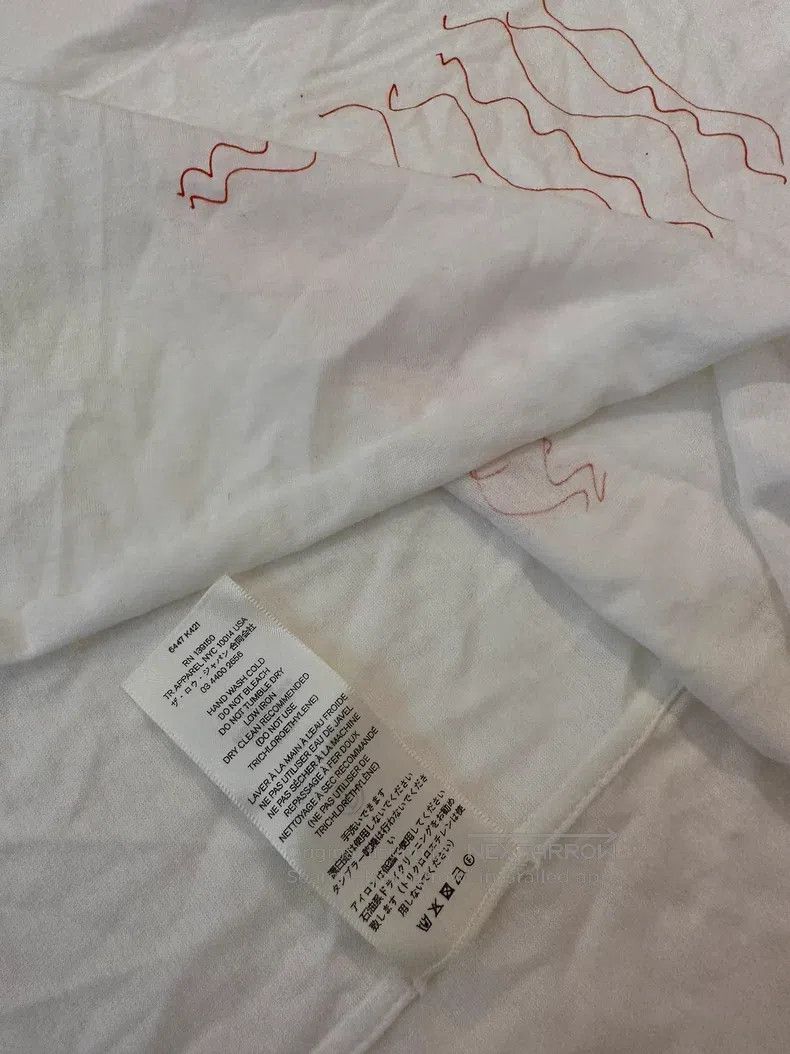 The Row The Row Hand-painted printed short sleeve T-shirt Size XS / US 0-2 / IT 36-38 - 5 Thumbnail