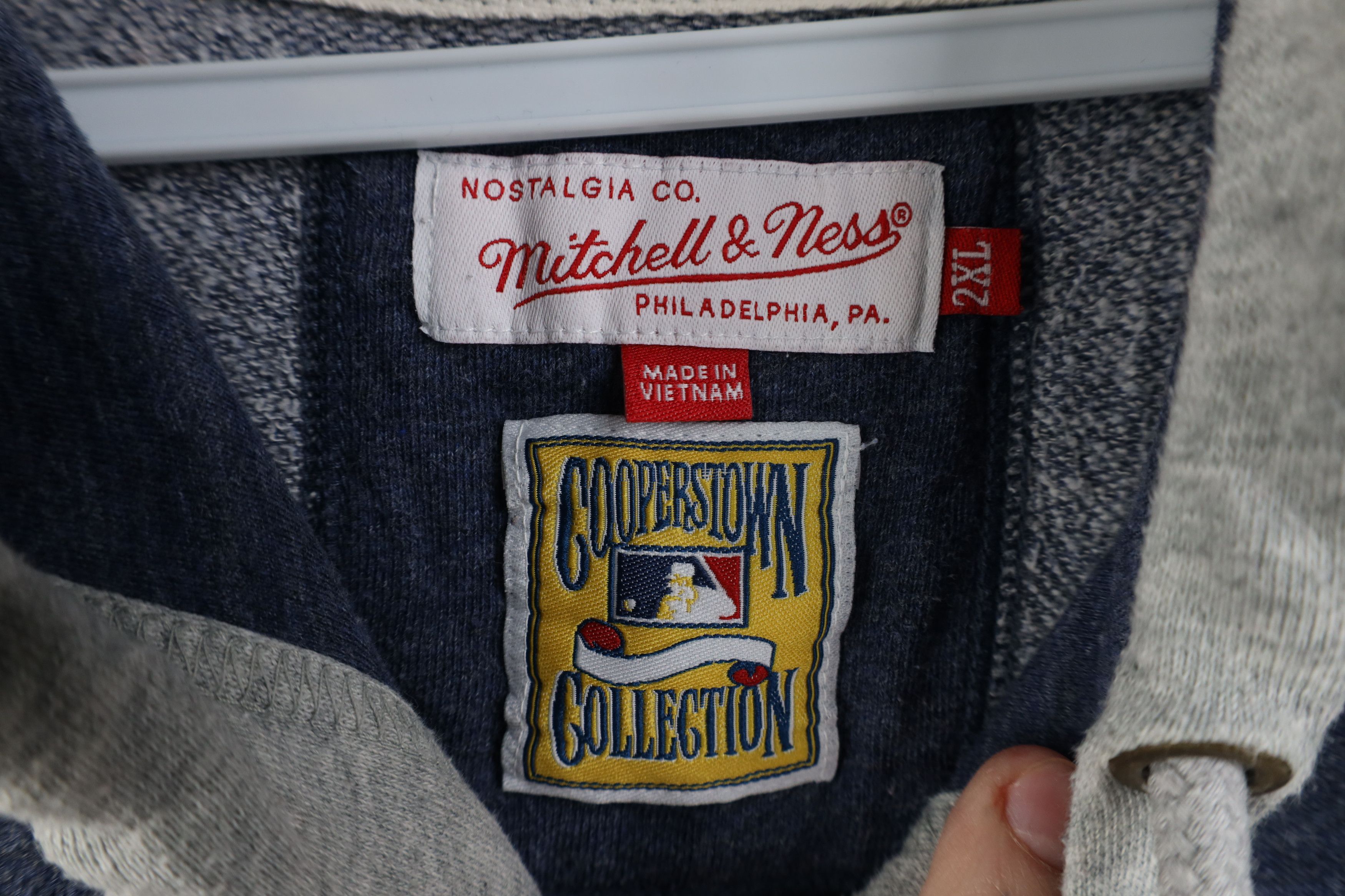 Mitchell & Ness Mitchell & Ness Cooperstown D Patch Detroit Tigers Hoodie Size US XXL / EU 58 / 5 - 9 Thumbnail