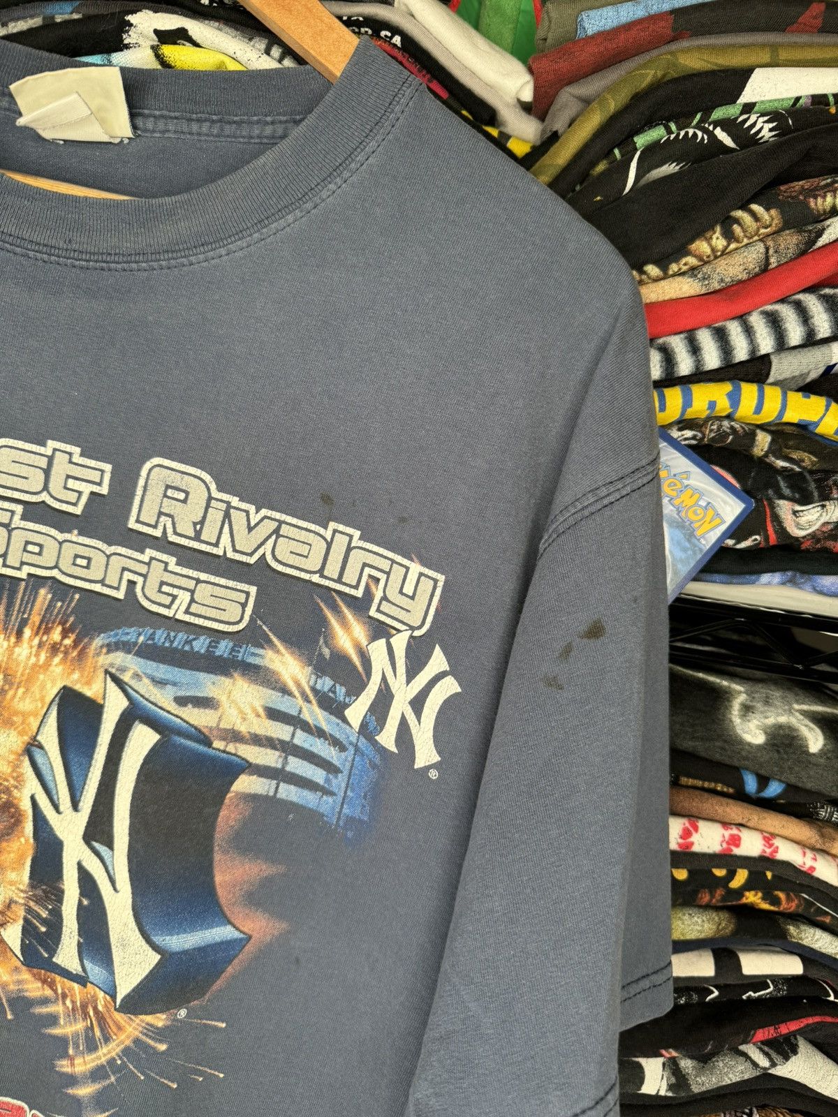 Lee × MLB × Vintage 2005 Greatest Rivalry Boston Red Sox New York Yankees Tee Size US L / EU 52-54 / 3 - 5 Thumbnail