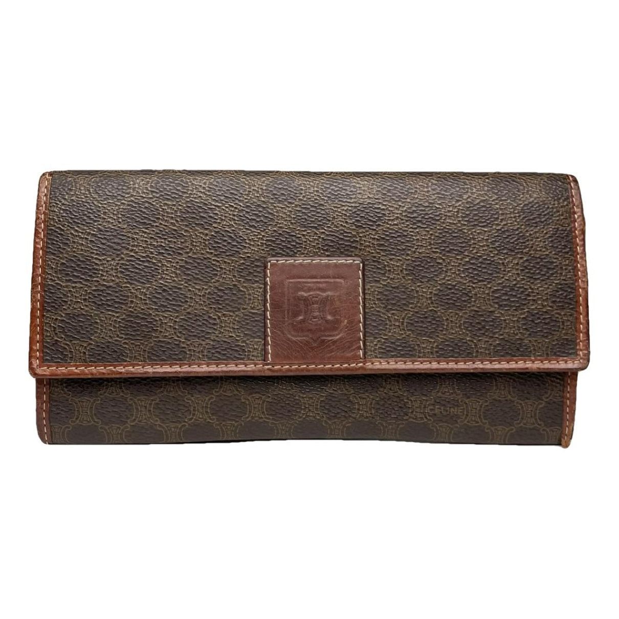 Celine Triomphe Brown Leather Wallet Size ONE SIZE - 1 Thumbnail
