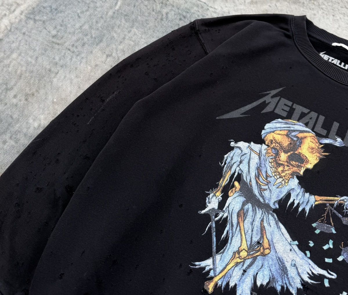 Metallica Metallica THRESHED Crewneck Size US M / EU 48-50 / 2 - 3 Thumbnail