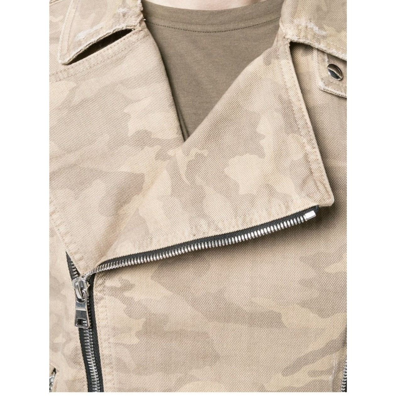 Balmain Balmain Destroyed Camouflage Print Biker Jacket Size US M / EU 48-50 / 2 - 13 Thumbnail