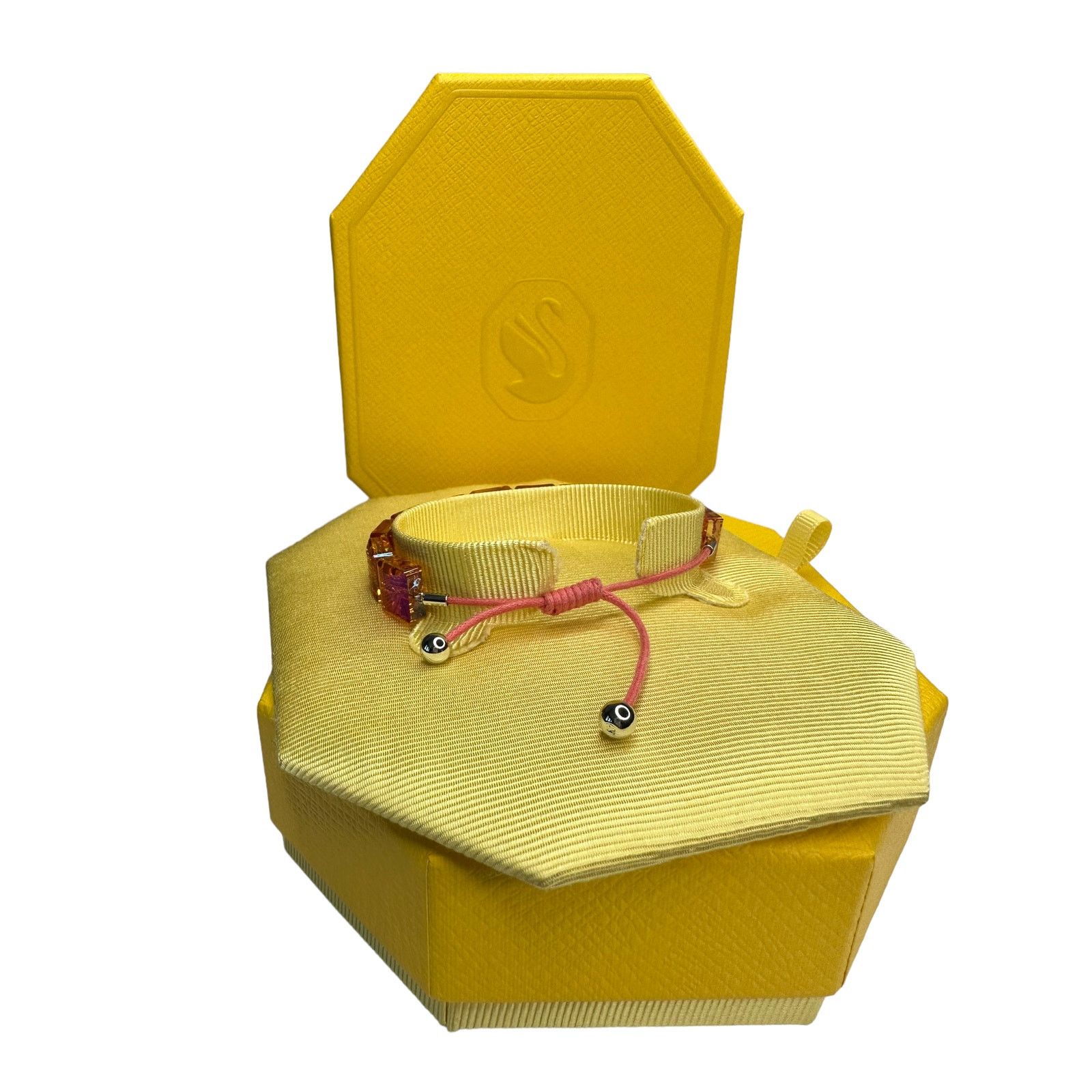 Swarovski Swarovski Letra Bracelet INFINITY Orange Rhodium Plated Size ONE SIZE - 5 Thumbnail