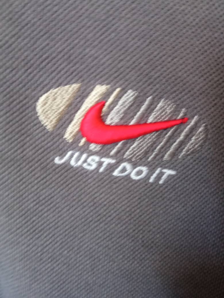 Nike × Vintage Nike Vintage polo 90s Made in USA swoosh embroidered Size US L / EU 52-54 / 3 - 3 Thumbnail