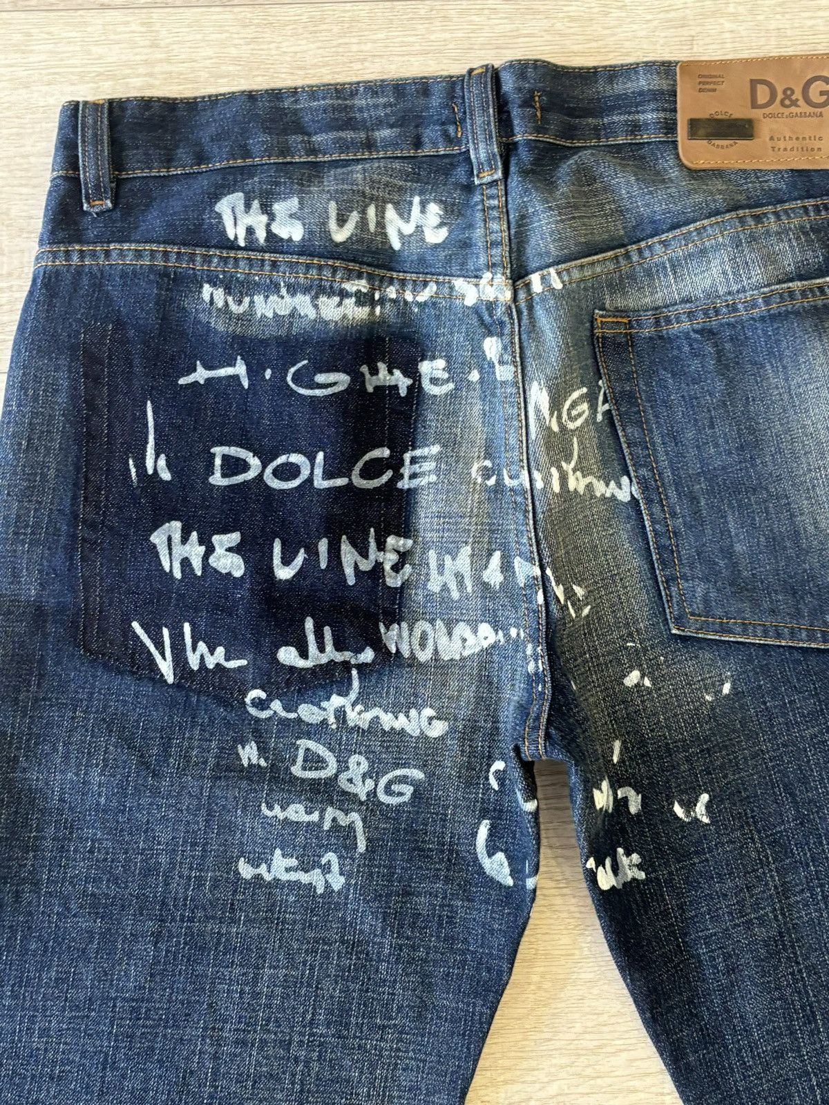 Dolce & Gabbana Archive D&G Dolce & Gabbana Graffiti Print Jeans Size US 36 / EU 52 - 3 Thumbnail